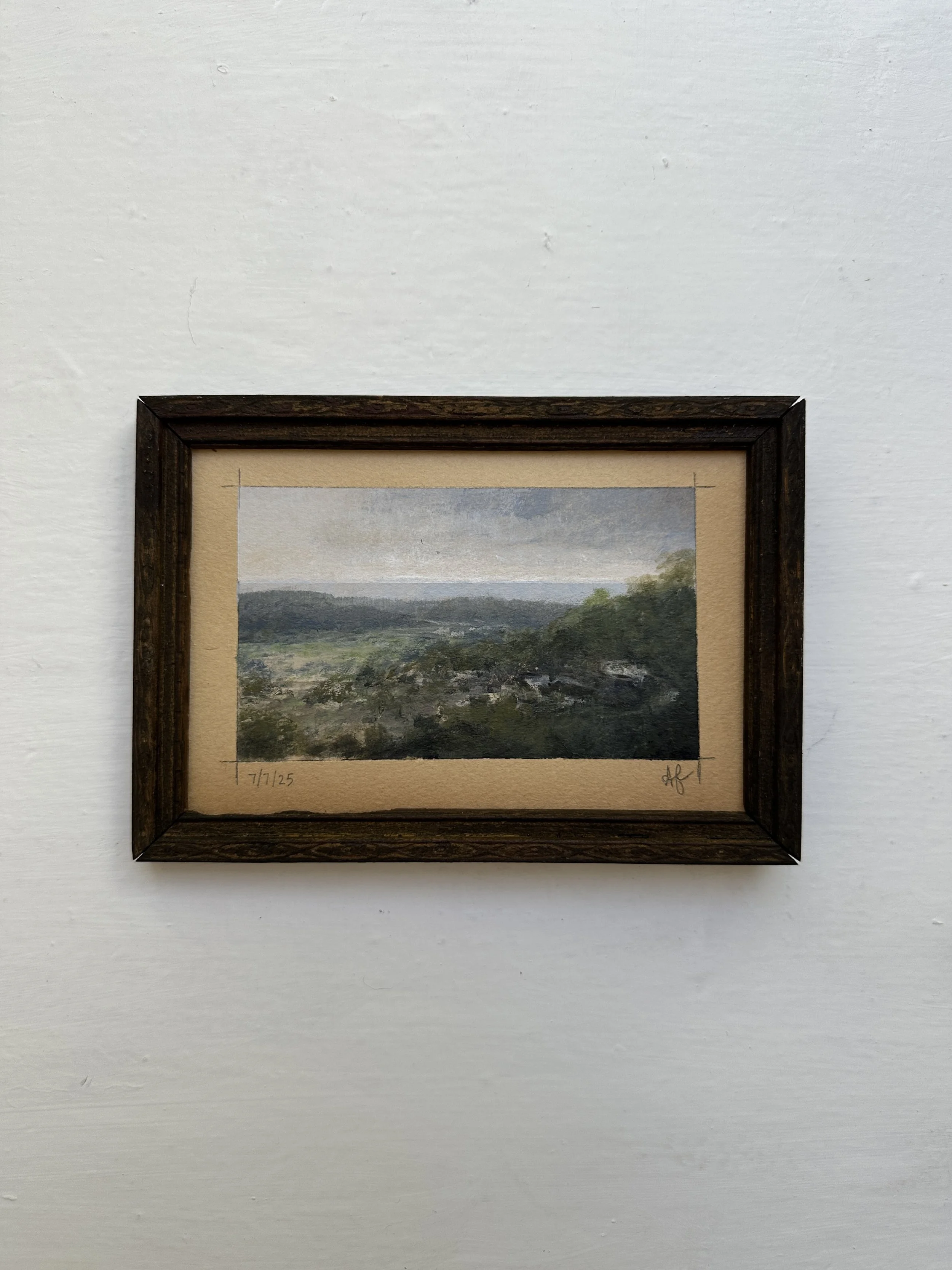 Hill Country study II (6.75X4.5)