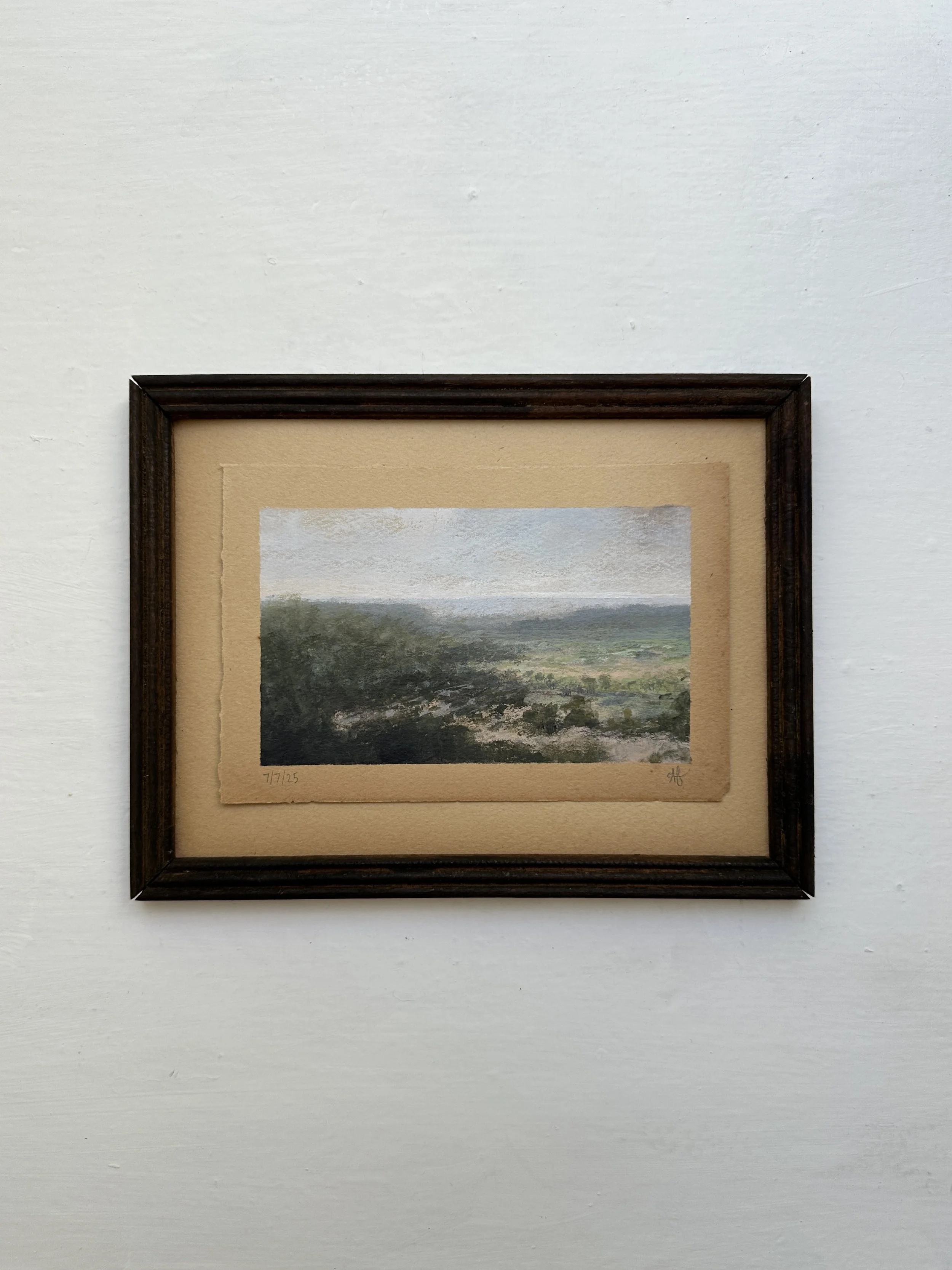 Hill Country study I (8.75x6.5)