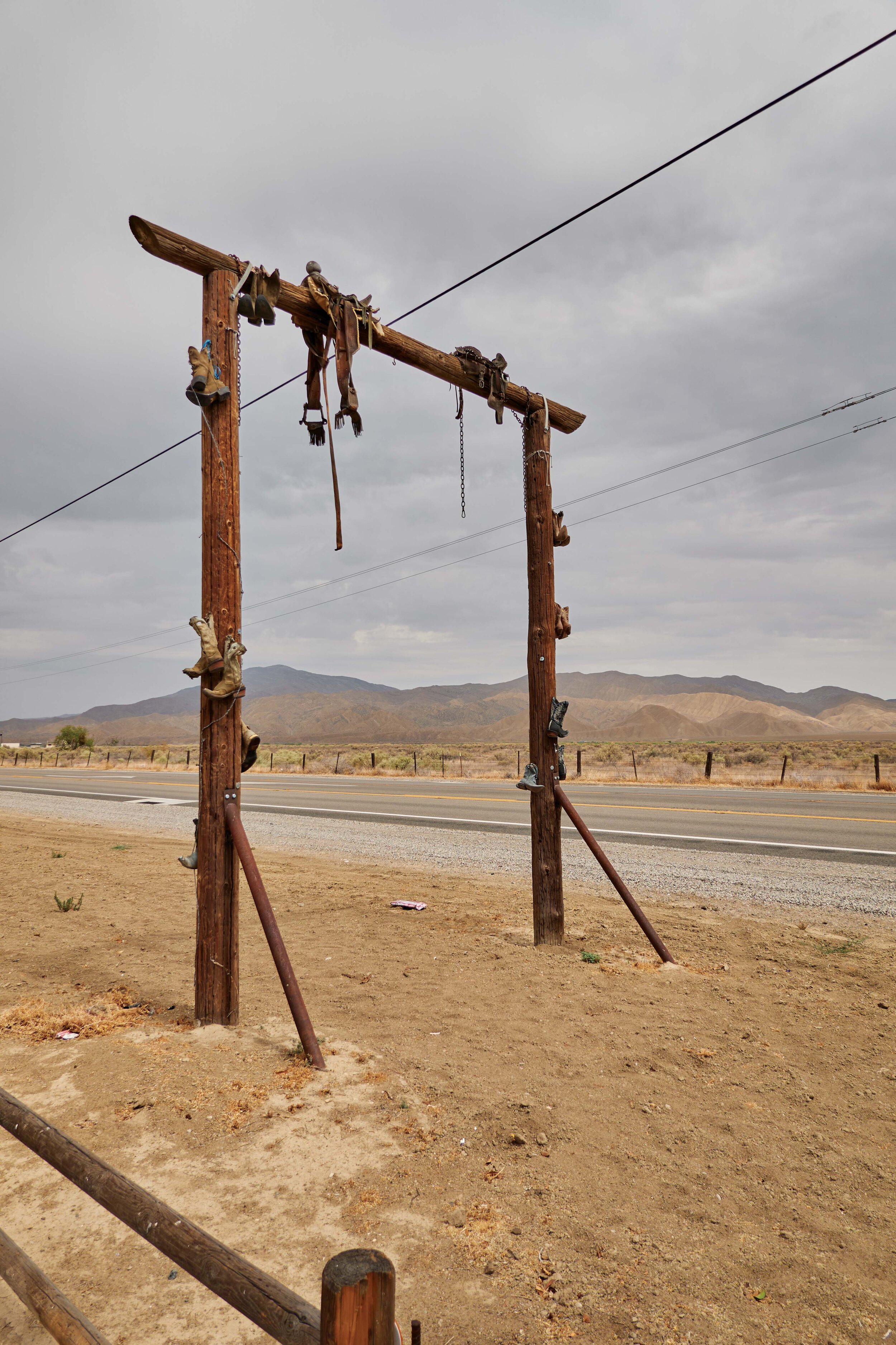  A local landmark on Route 166 