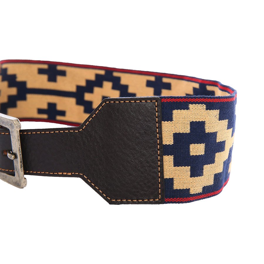 Stick &amp; Ball woven pampa belt, $185. 
