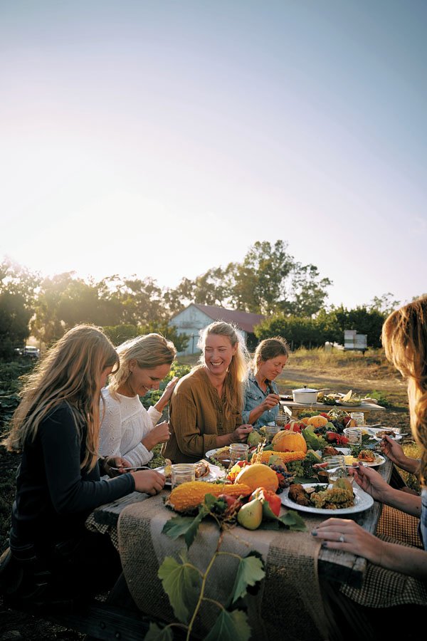  Growing up on Rancho San Julian, Poett learned early on that feeding friends and neighbors who help out on ranch projects is the customary way of saying thank you. 