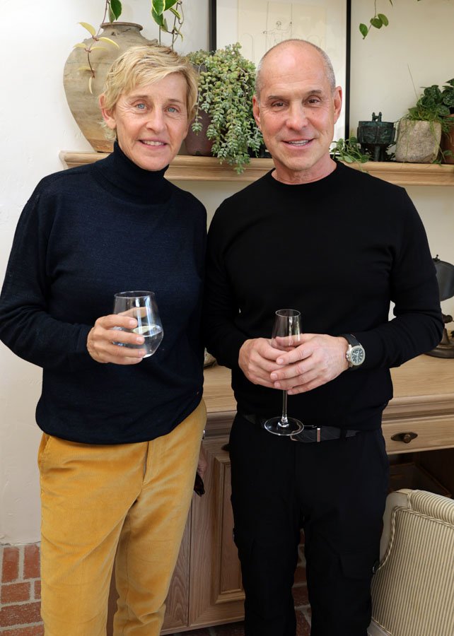 Ellen DeGeneres and Brian Robbins