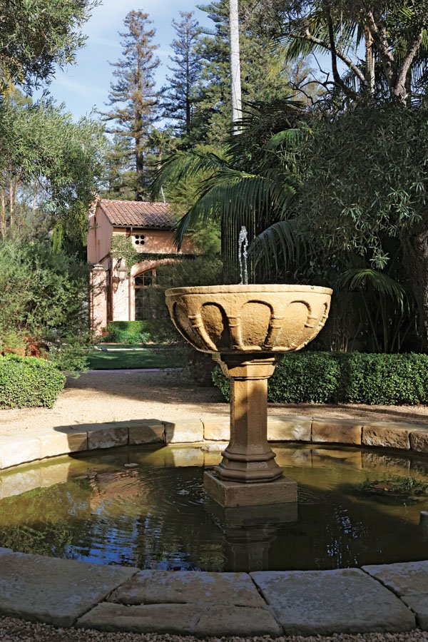  A peaceful fountain.  