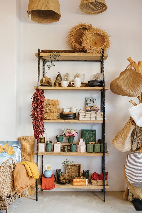  A collection of baskets and textiles from far-flung locations. 