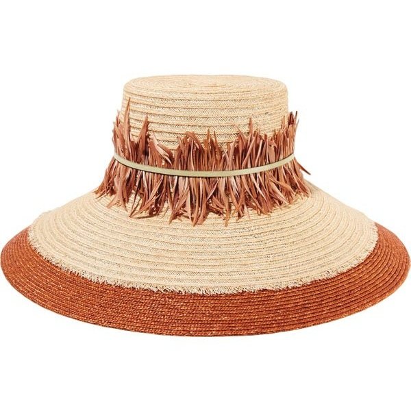 Sun hat, $475, Eugenia Kim.