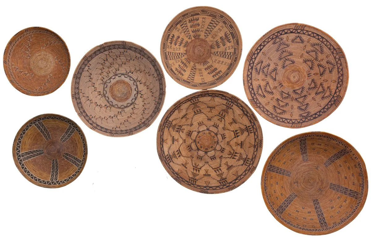  The museum’s permanent exhibit features treasured Chumash baskets. 