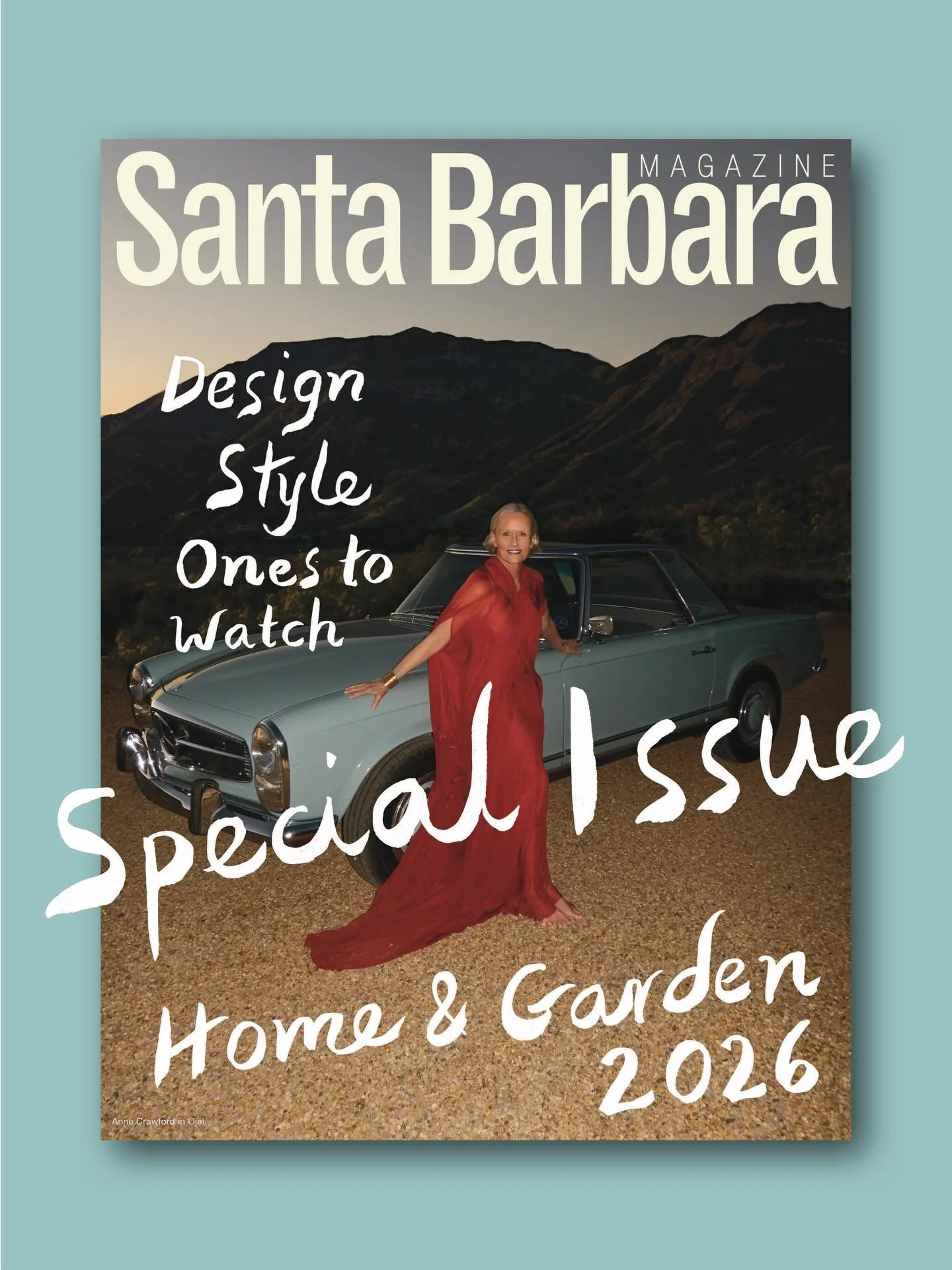 On newsstands now HOME + GARDEN 2026

@annecraw4d photographed by @deweynicks 

#weliveinparadise #andsodoesAnne