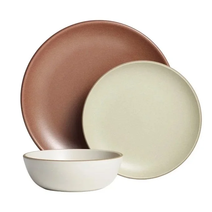  Varda three-piece dinnerware set, from $141,  heathceramics.com  