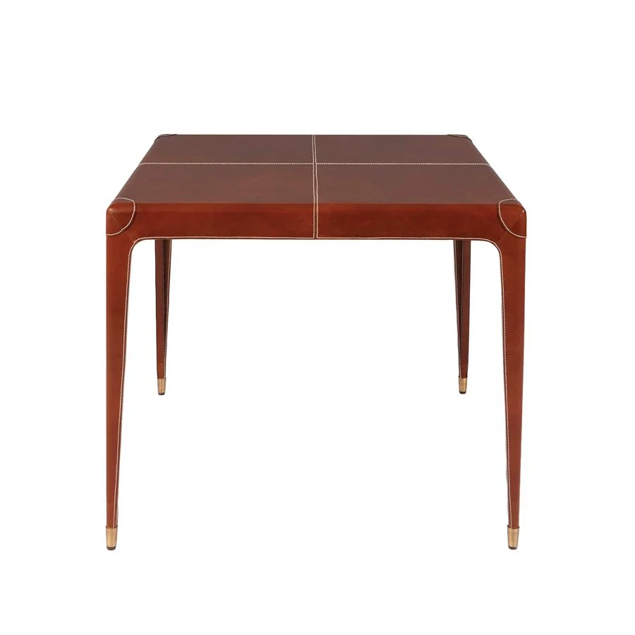  Game Table with stitching, $2,250,  williamlaman.com  