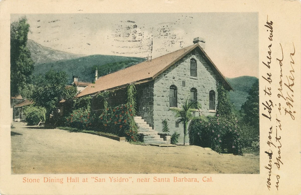  &nbsp;Vintage postcards from San Ysidro Ranch 