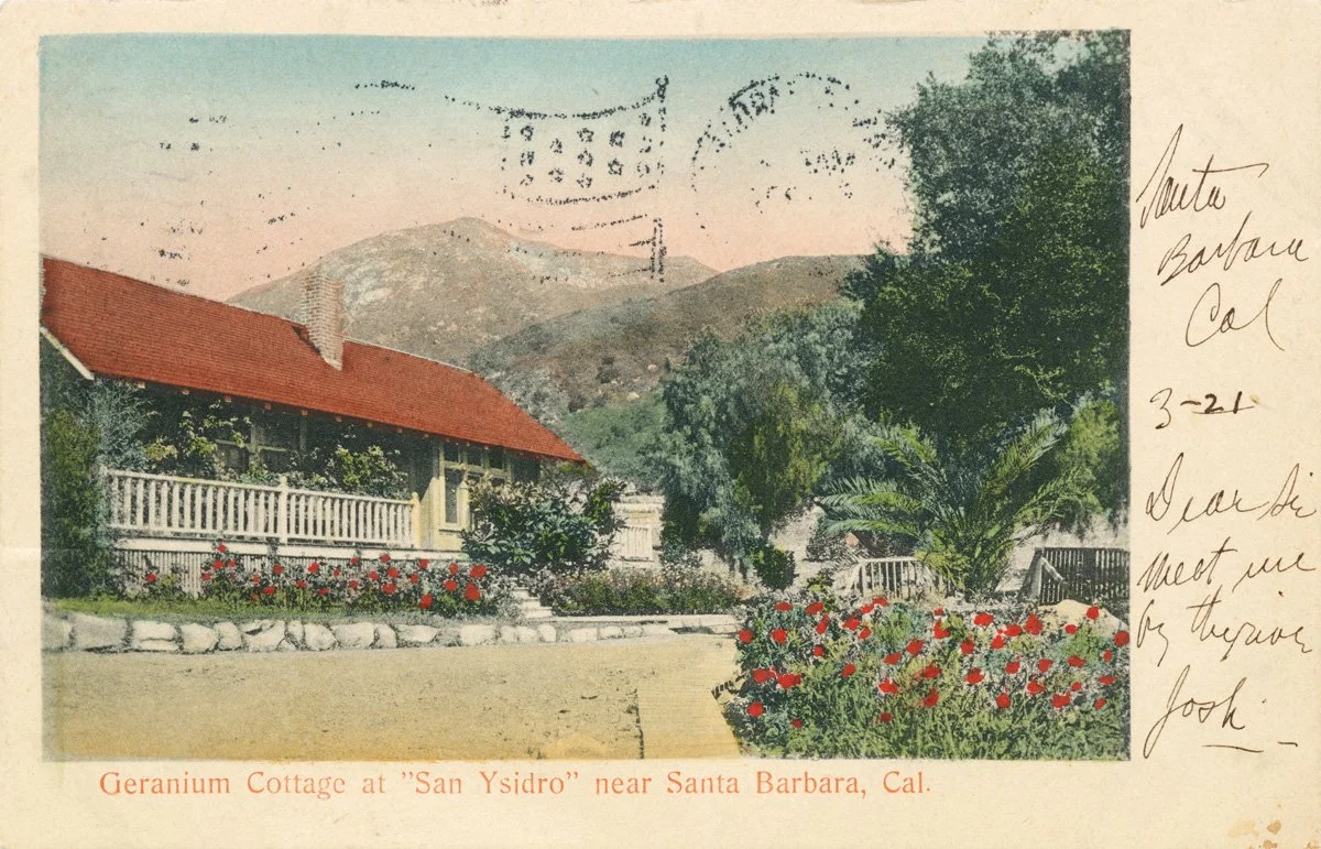  &nbsp;Vintage postcards from San Ysidro Ranch 
