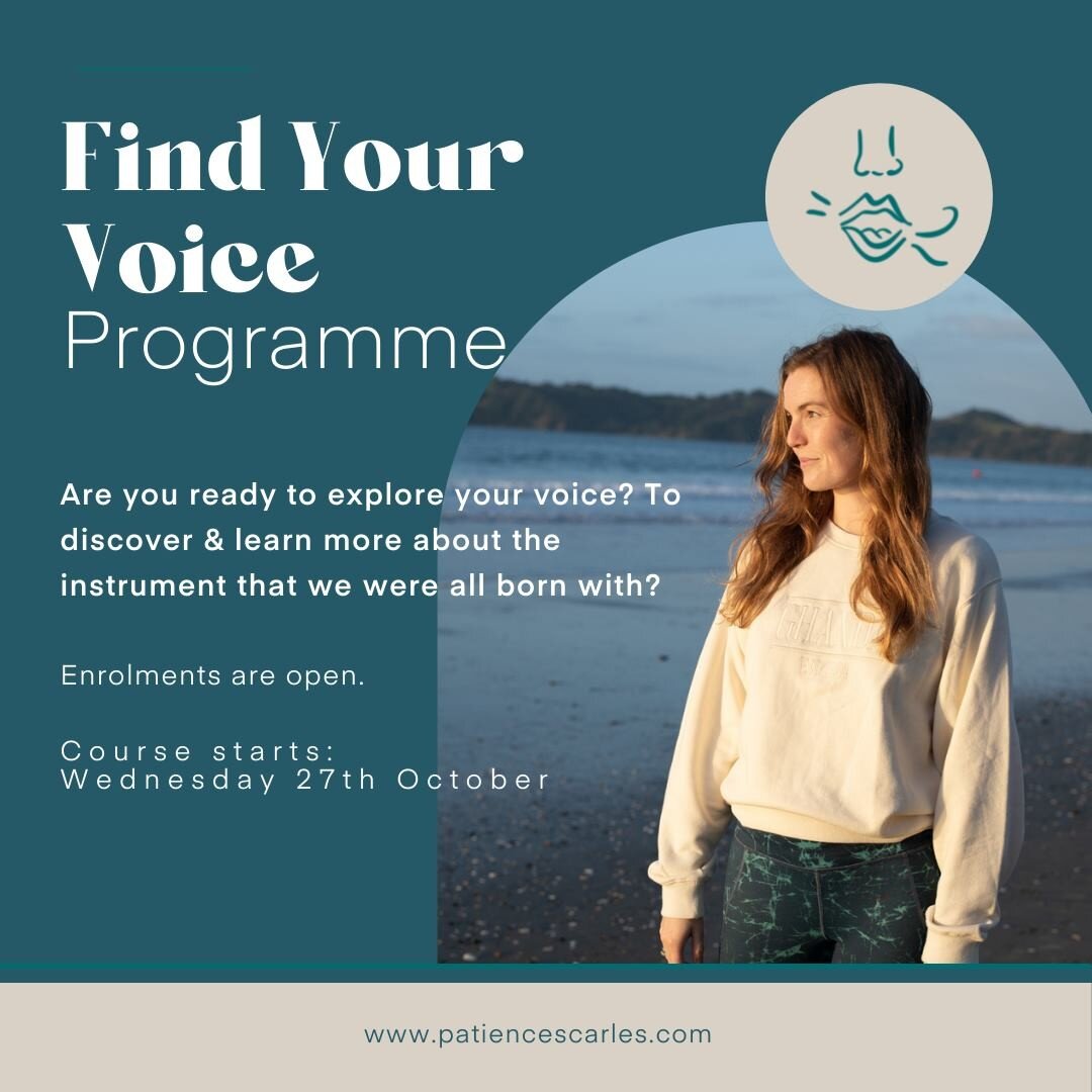 This is your invitation to find your voice.&nbsp;⁣⁣⁣
 Course starts: Wednesday 27th October 2021&nbsp;⁣⁣⁣
⁣⁣⁣
* Do you love to sing but feel a little lost when it comes to understanding it?&nbsp;⁣⁣⁣
* Do you feel disconnected from your voice at times