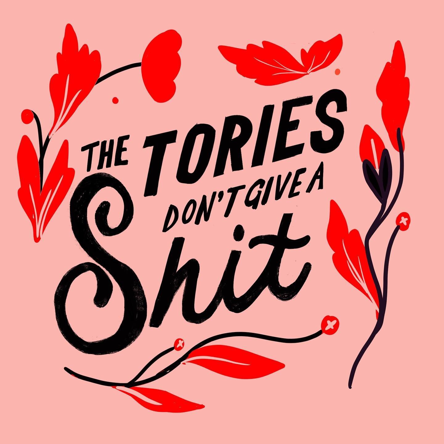 The Tories don&rsquo;t give a shit.✨
&bull;
They don&rsquo;t give a shit about hungry children, the environment, racism, transphobia, the creative arts industry, our NHS and the fact that 80,000 people have died from COVID ( the fourth largest in the