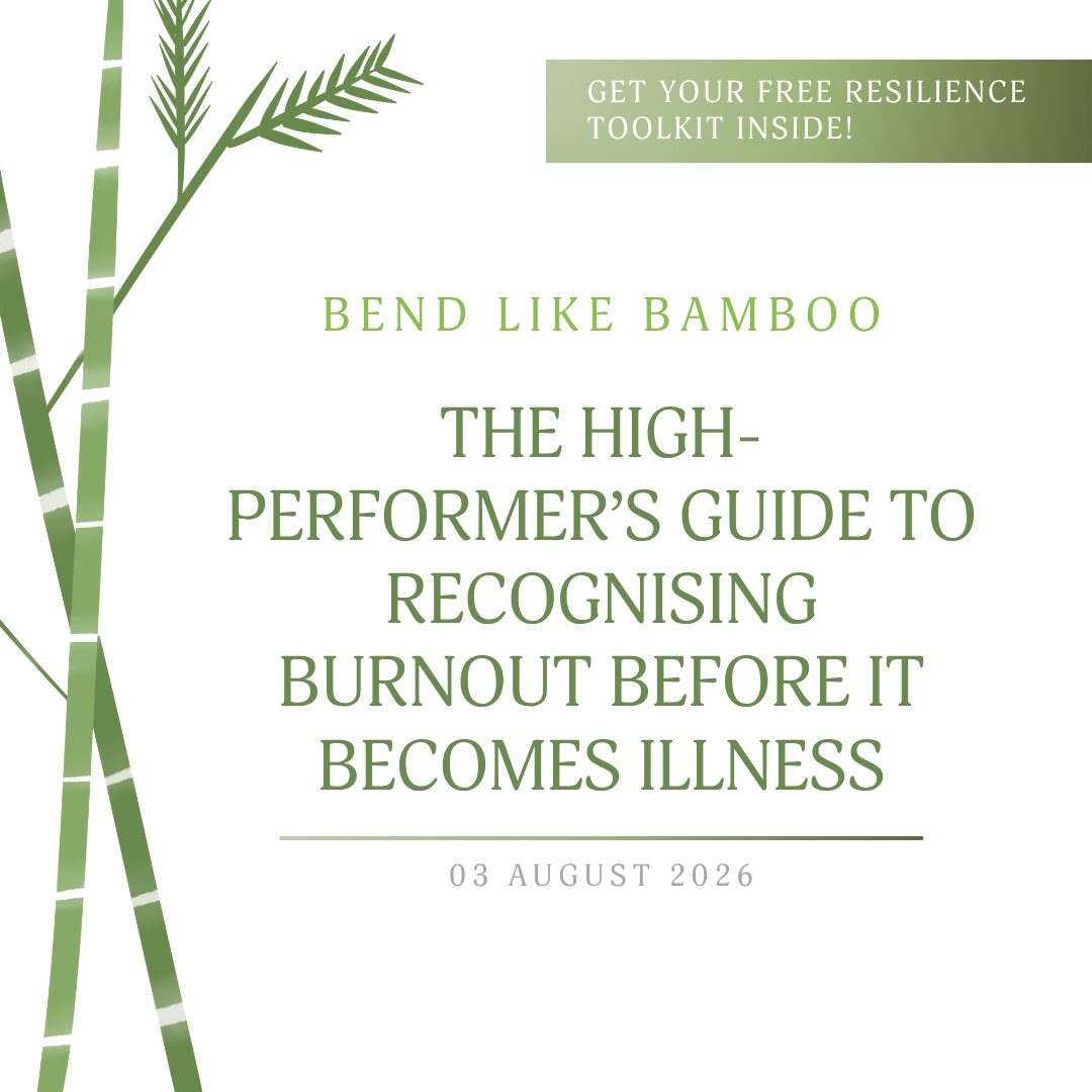 The High-Performer’s Guide to Recognising Burnout Before It Becomes Illness