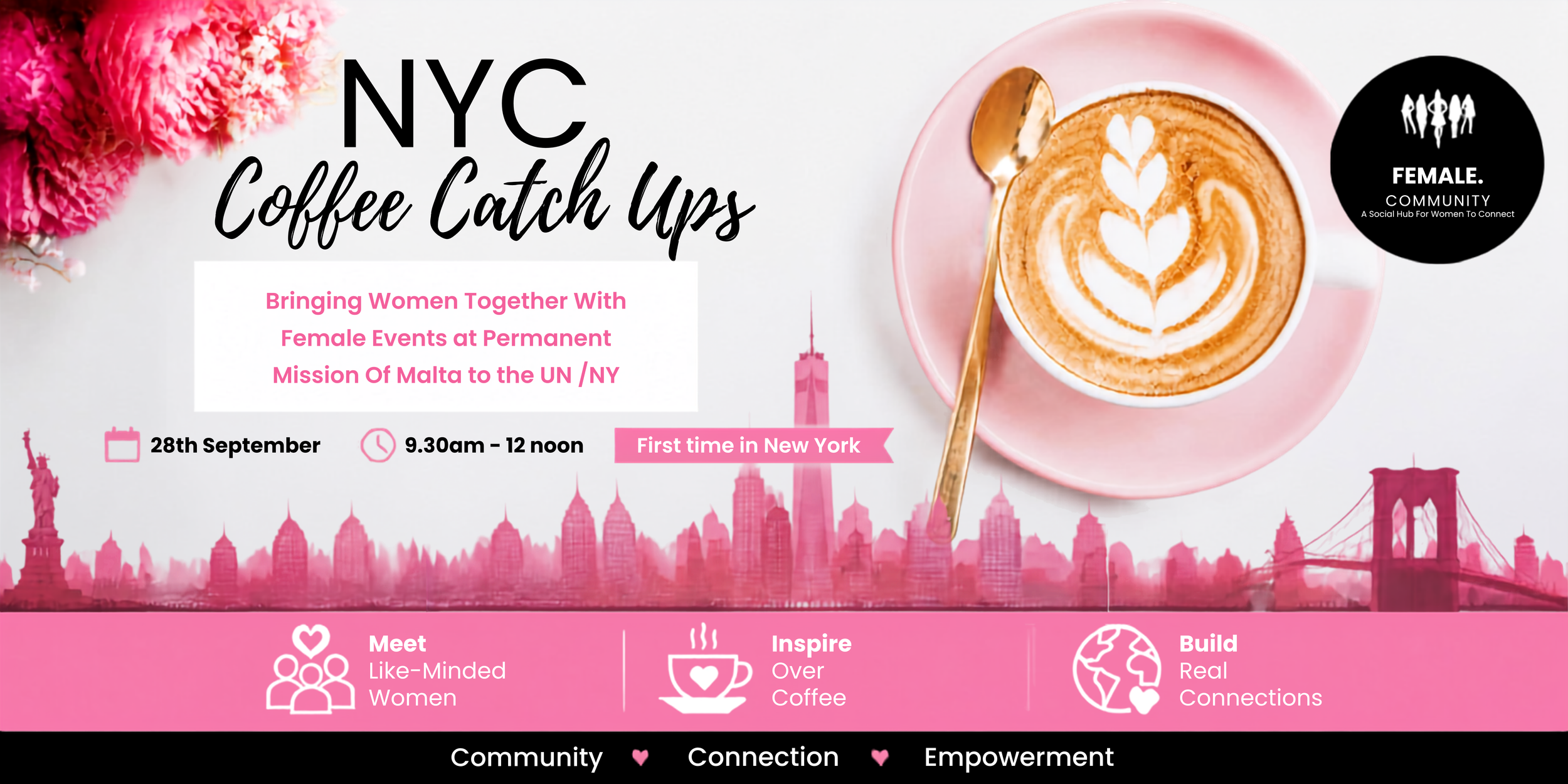 New York - Coffee Catch Ups. Registration Contribution.