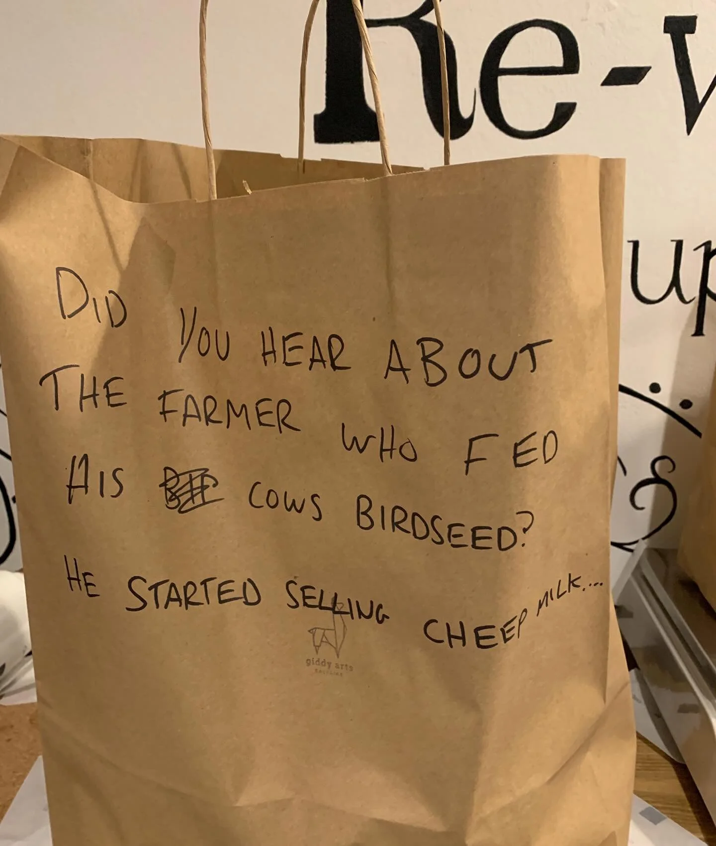 a special edition recession release &amp; some joke nonsense.

I&rsquo;ve written a few versions of this. This is either the best or worst.

Do you remember lockdown? Shite wasn&rsquo;t it. In our retail shop we started offering a home delivery servi