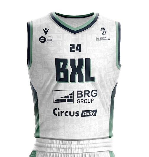 Maillot officiel Brussels Basketball 2026-2027