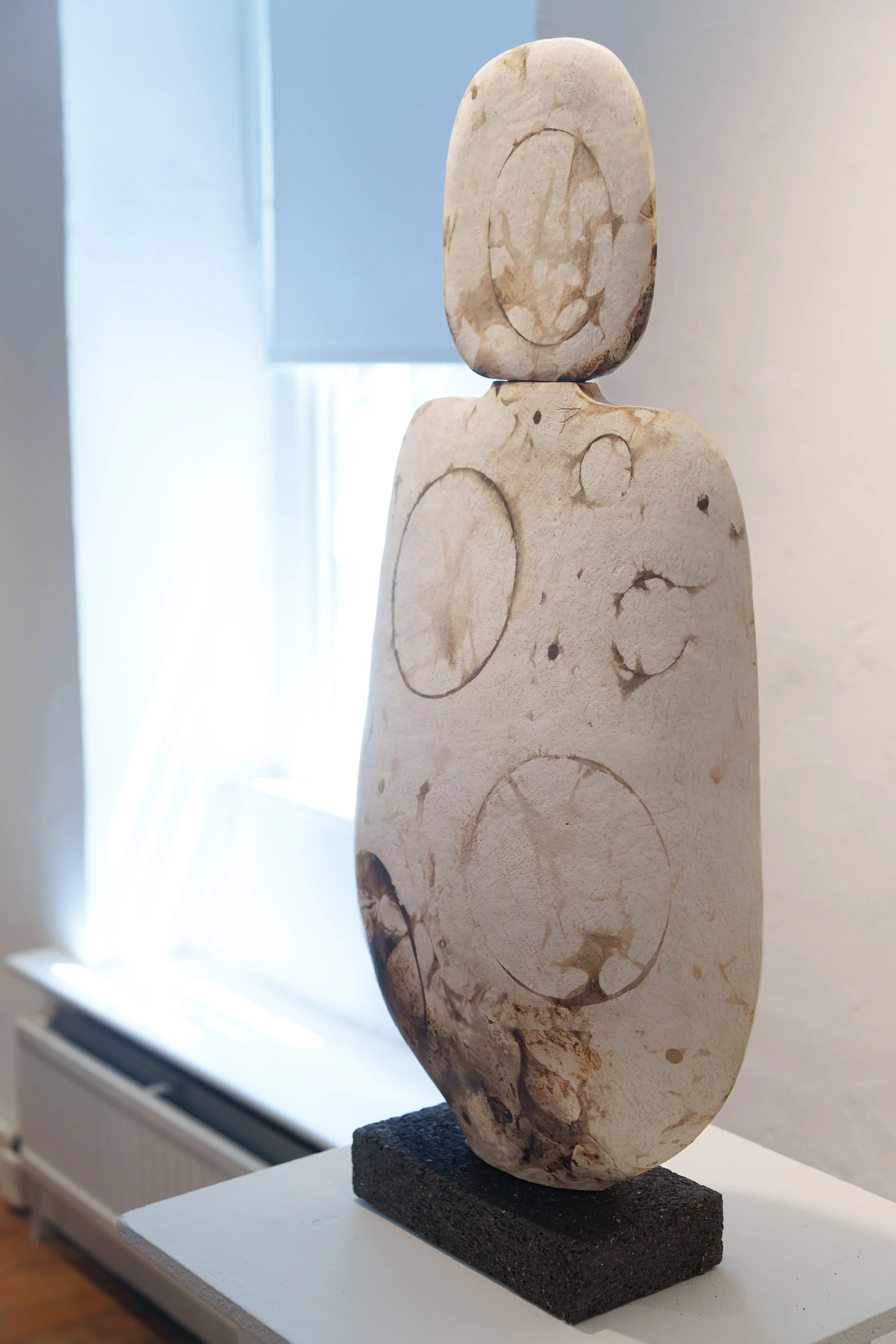 Jinn 2024
Hand coiled and smoke fired composite vessel
H83cm

Image by Ash Mills