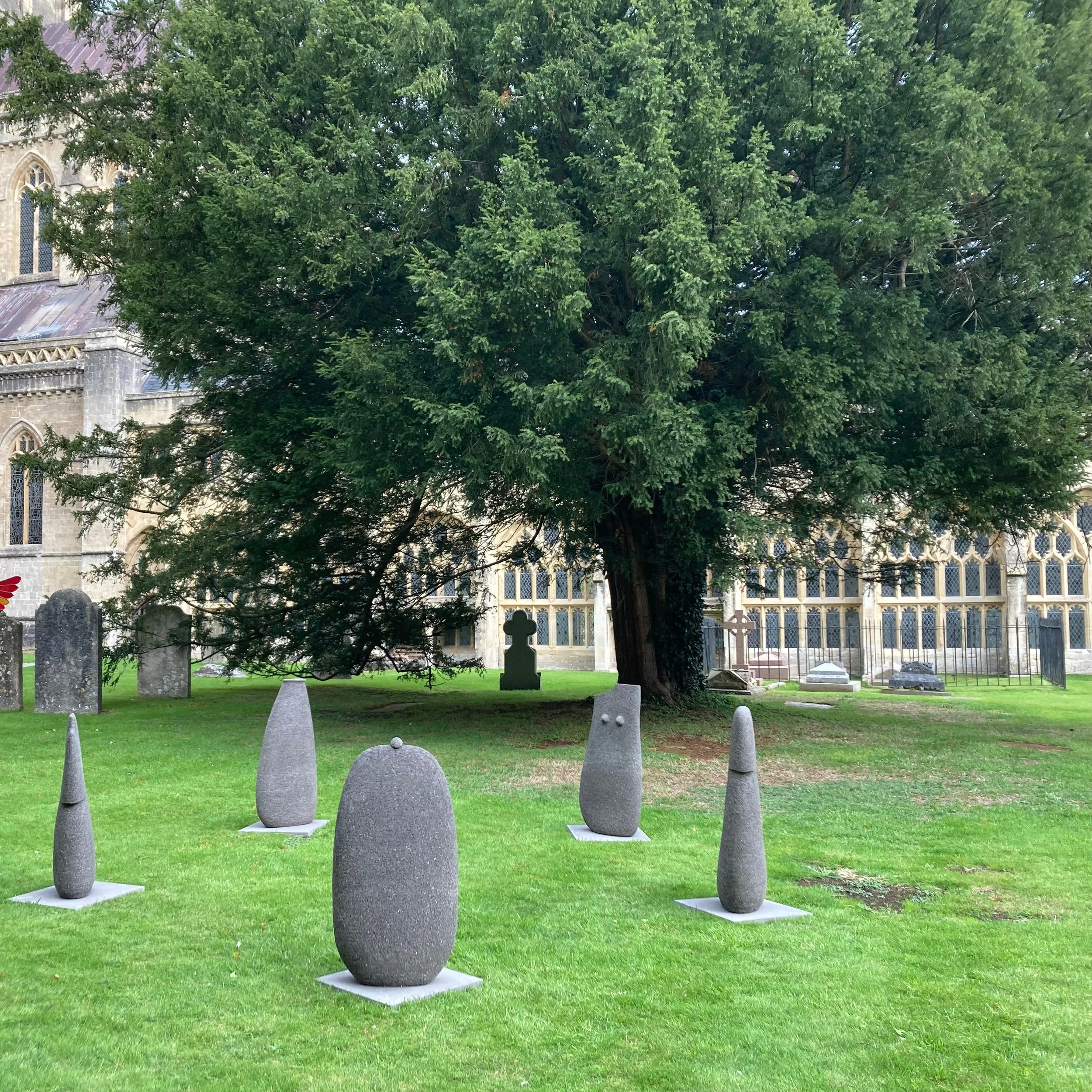 'Standing Stones' installation Wells Cathedral, Wells Art Contemporary 2025.
Winner of the Jane Bowe Memorial Award