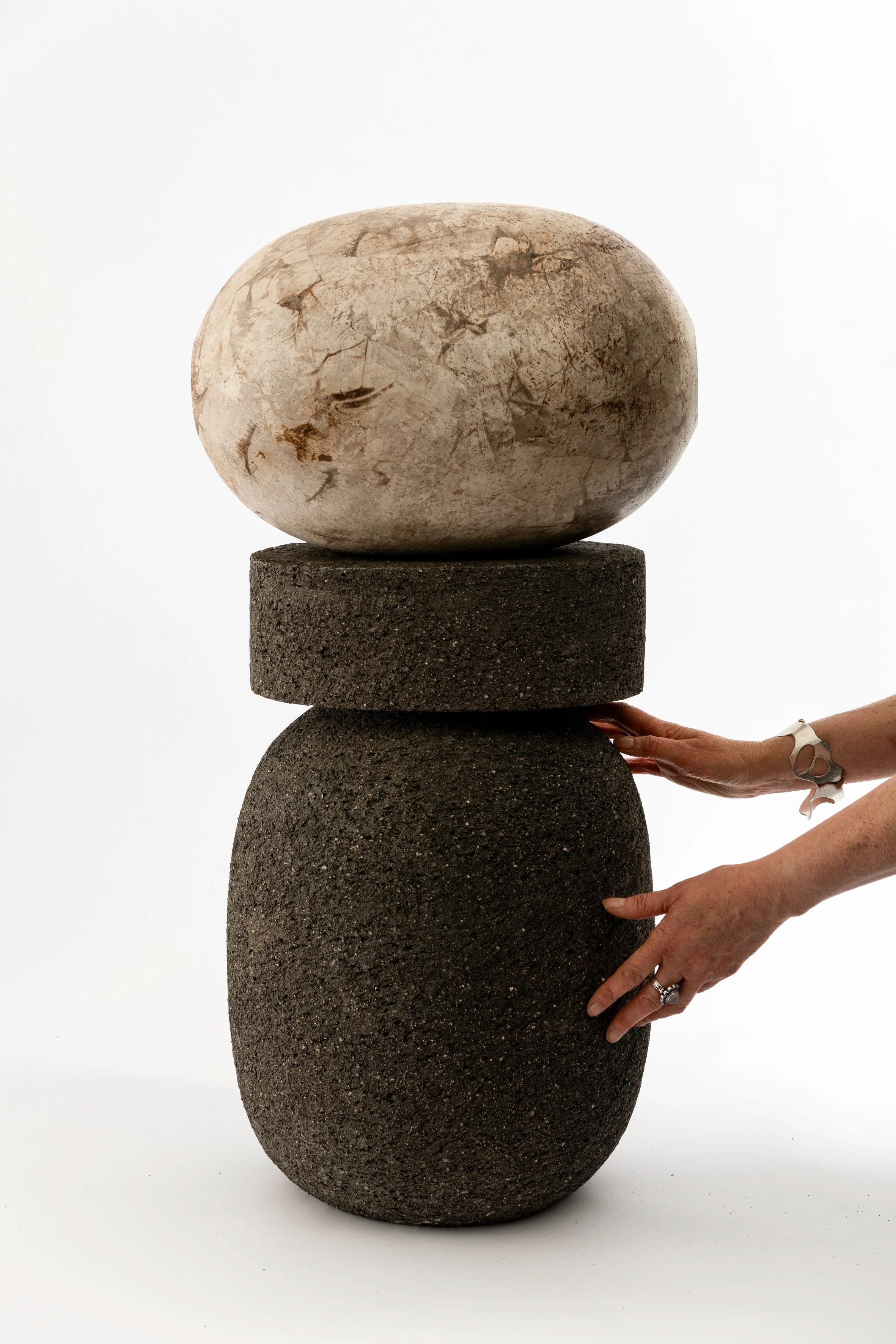 Totem II
 hand coiled ceramic 2026
Image by Pete Stone

AVAILABLE