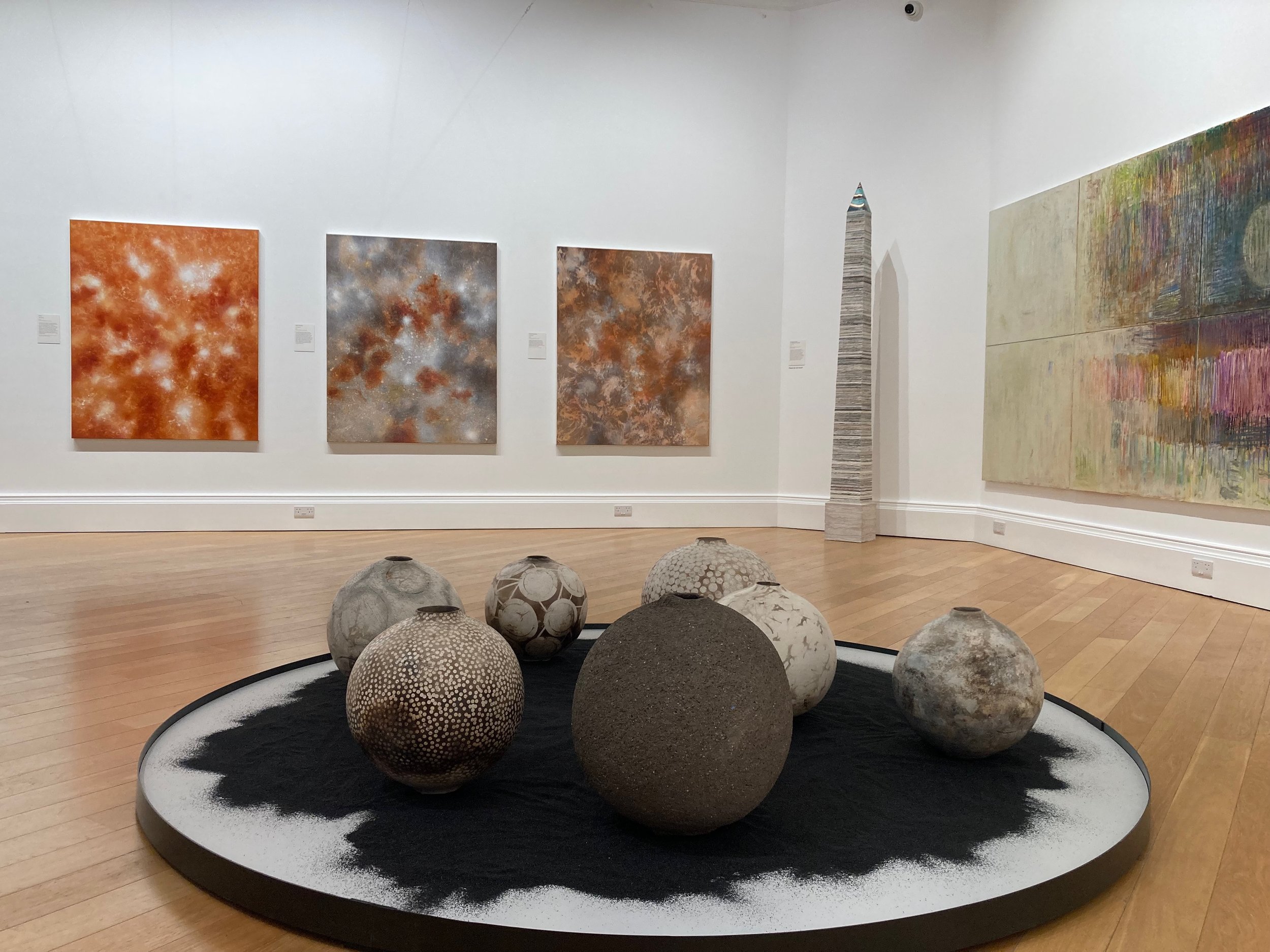 Installation, Cosmos; the art of observing Space, RWA Bristol 2026

Background paintings by Ione Parkin RWA