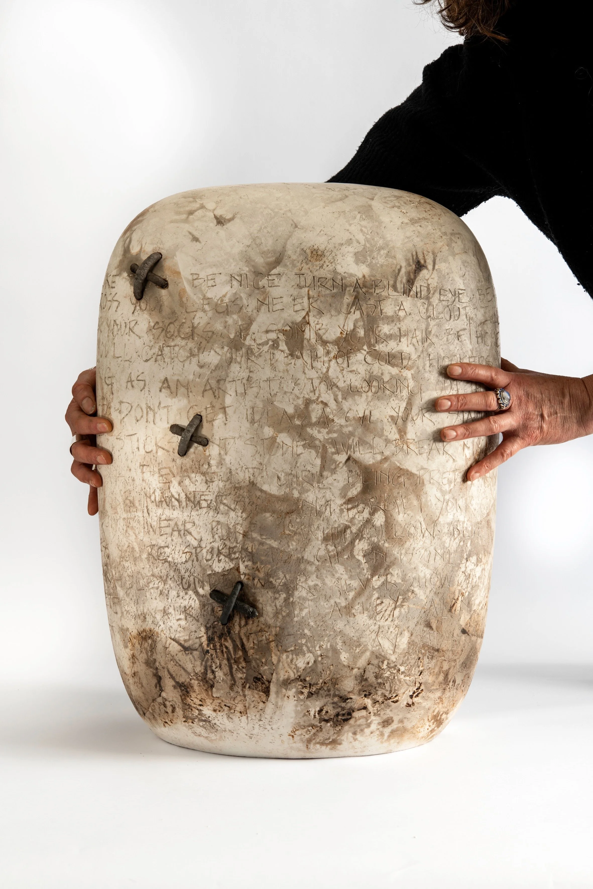 'There are no rules' smoke fired piece for International Women's Day 2026 
AVAILABLE
image by Pete Stone