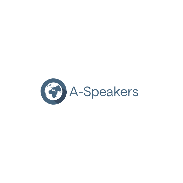 A-Speakers logo - award winning speaker bureau that represents award winning speaker Mark Denton