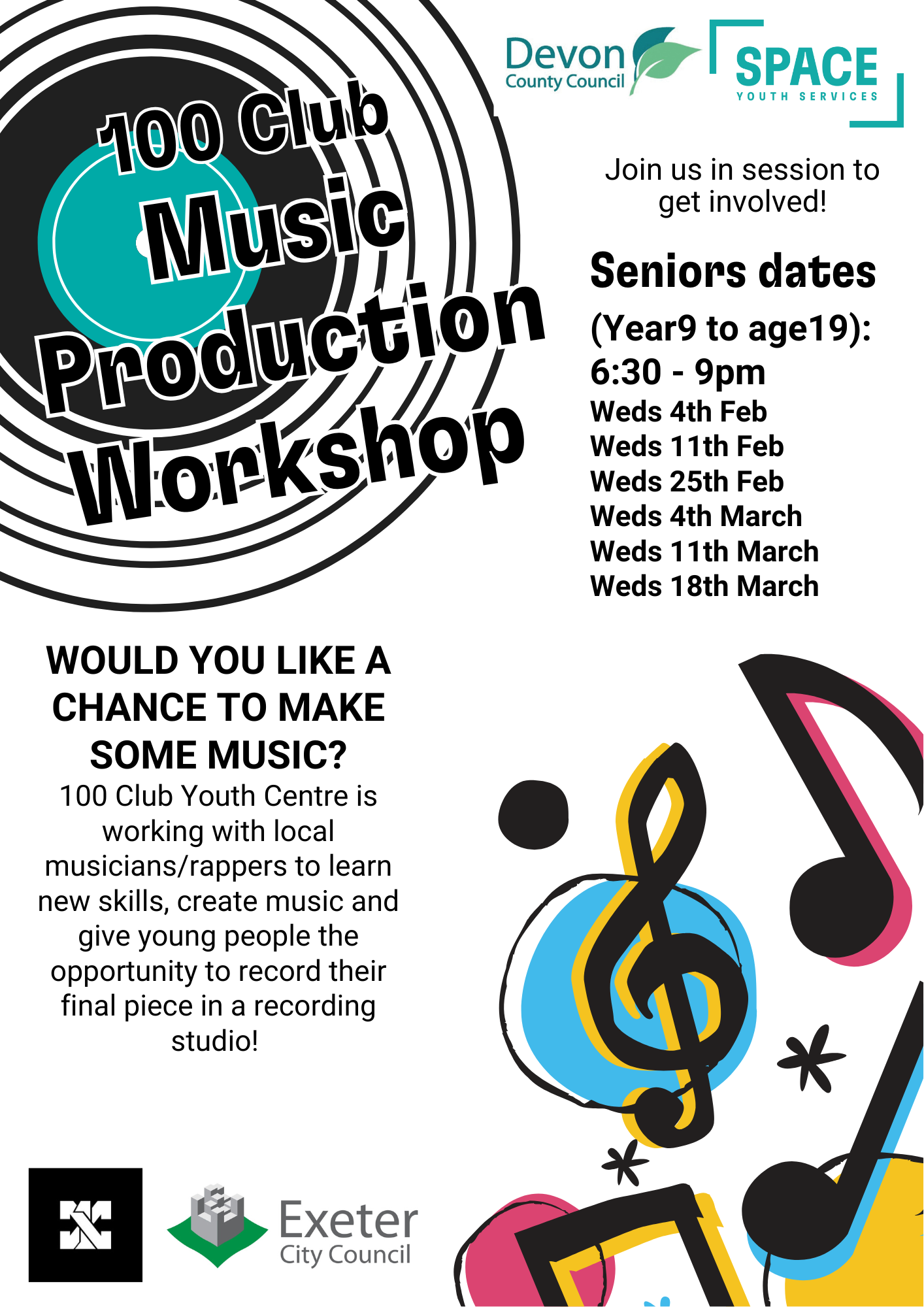 The 100 Club Announces a New Music Production Project!