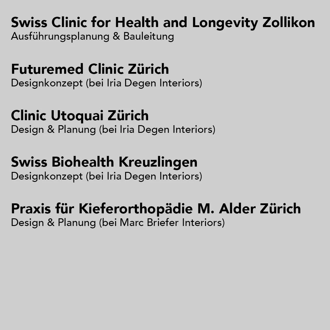 Werkliste Gesundheit