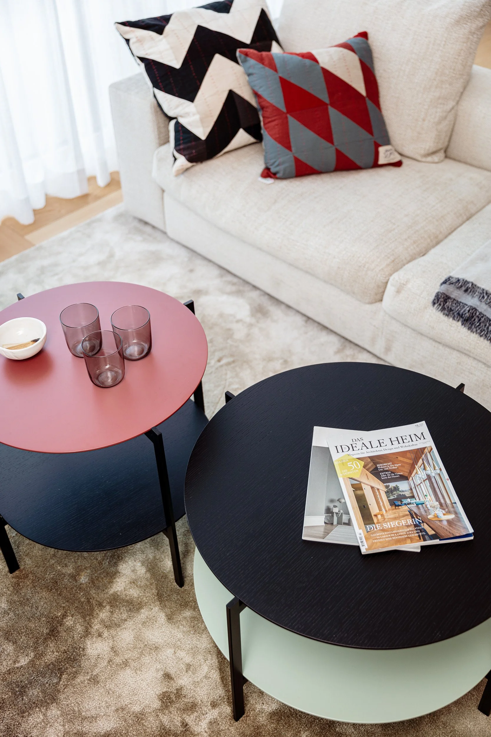 Wohnbereich mit Möblierung, Apartement Ringlikon