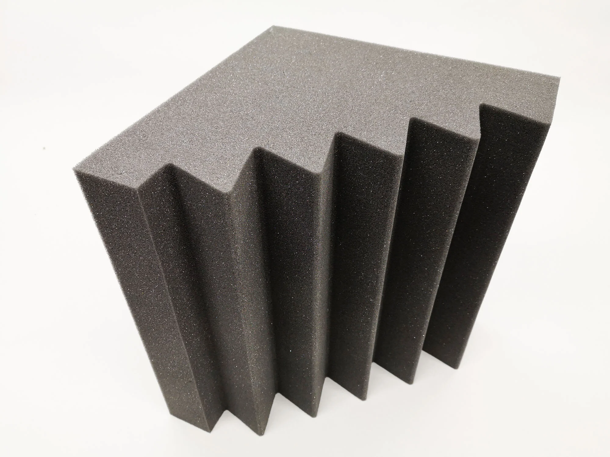 Acoustic foam corner kit bass trap pyramid