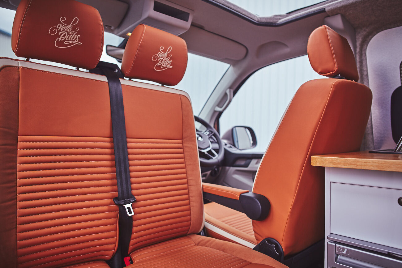 Orange Campervan Seats