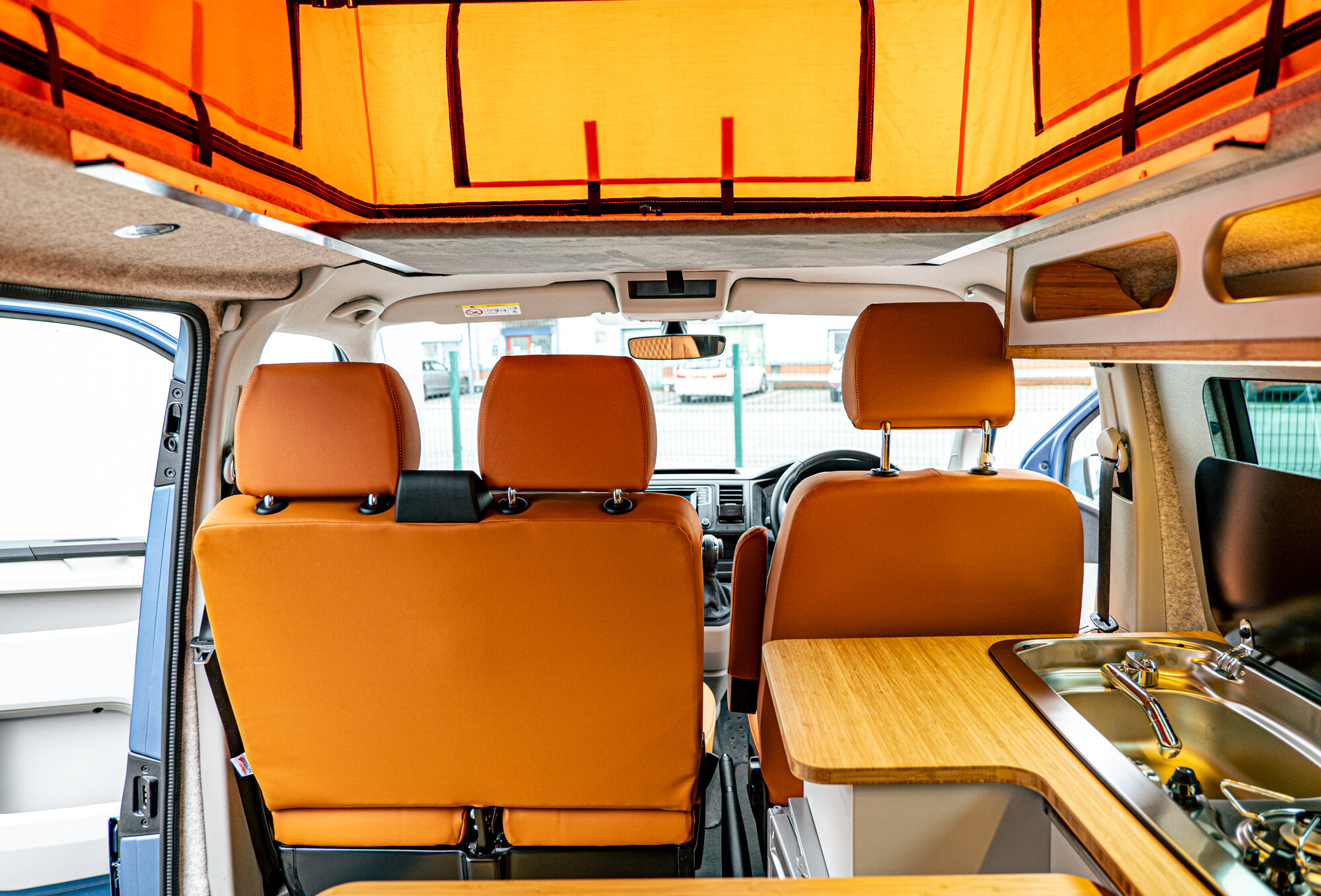 spacious van interior