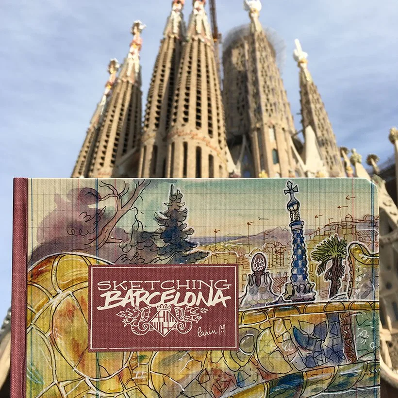 sketching barcelona