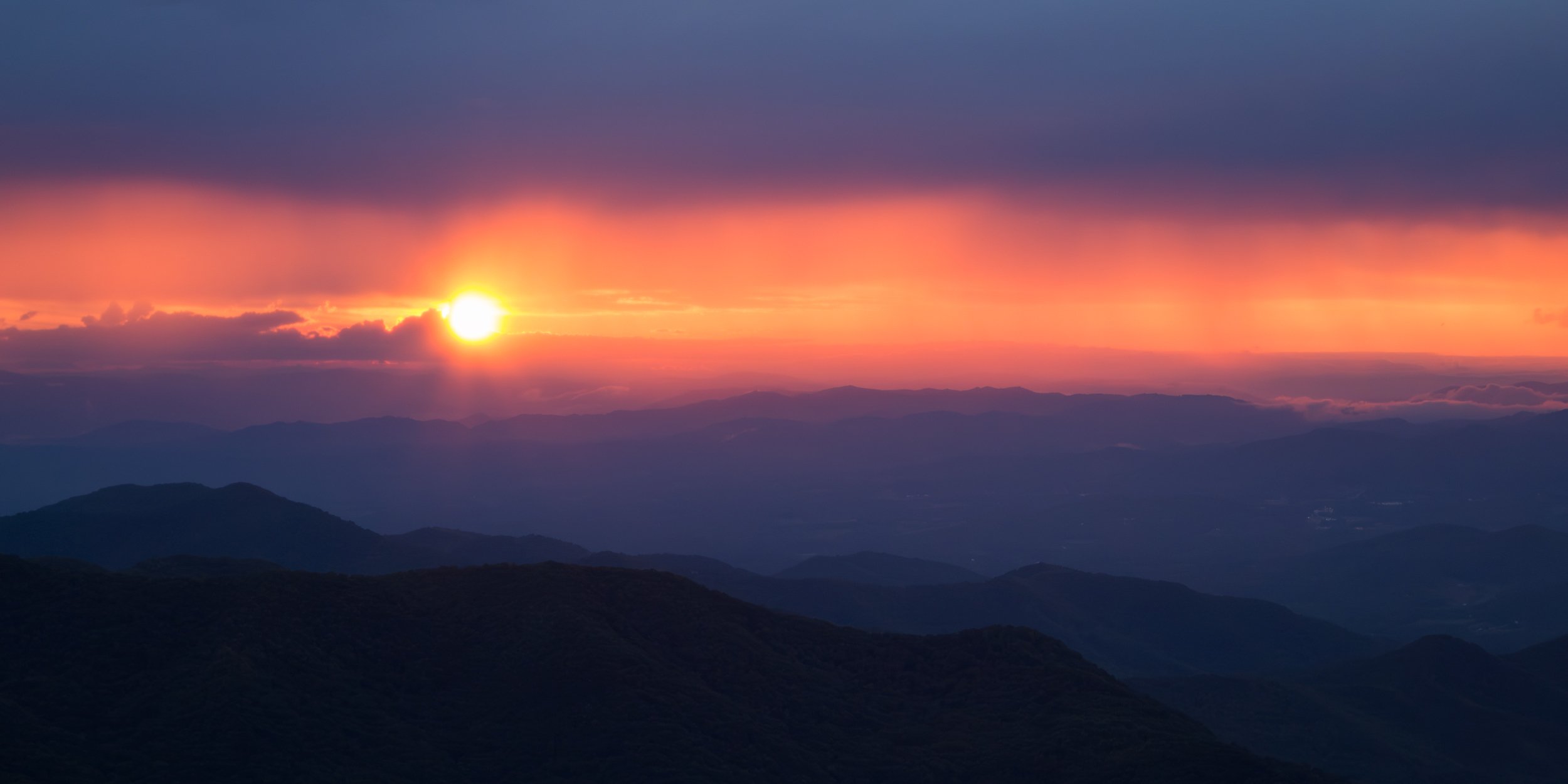 Craggy Pinnacle Sunset