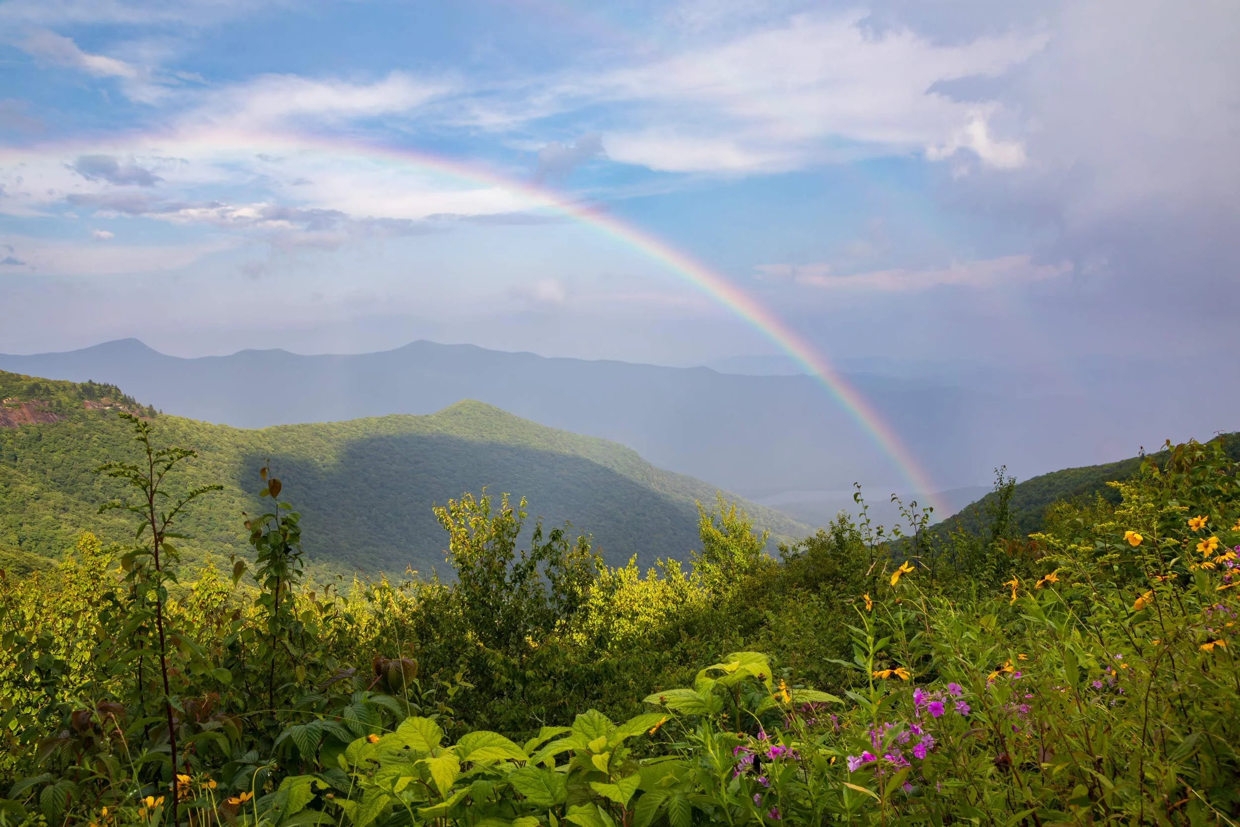 Rainbow at Craggy Gardens N.C.