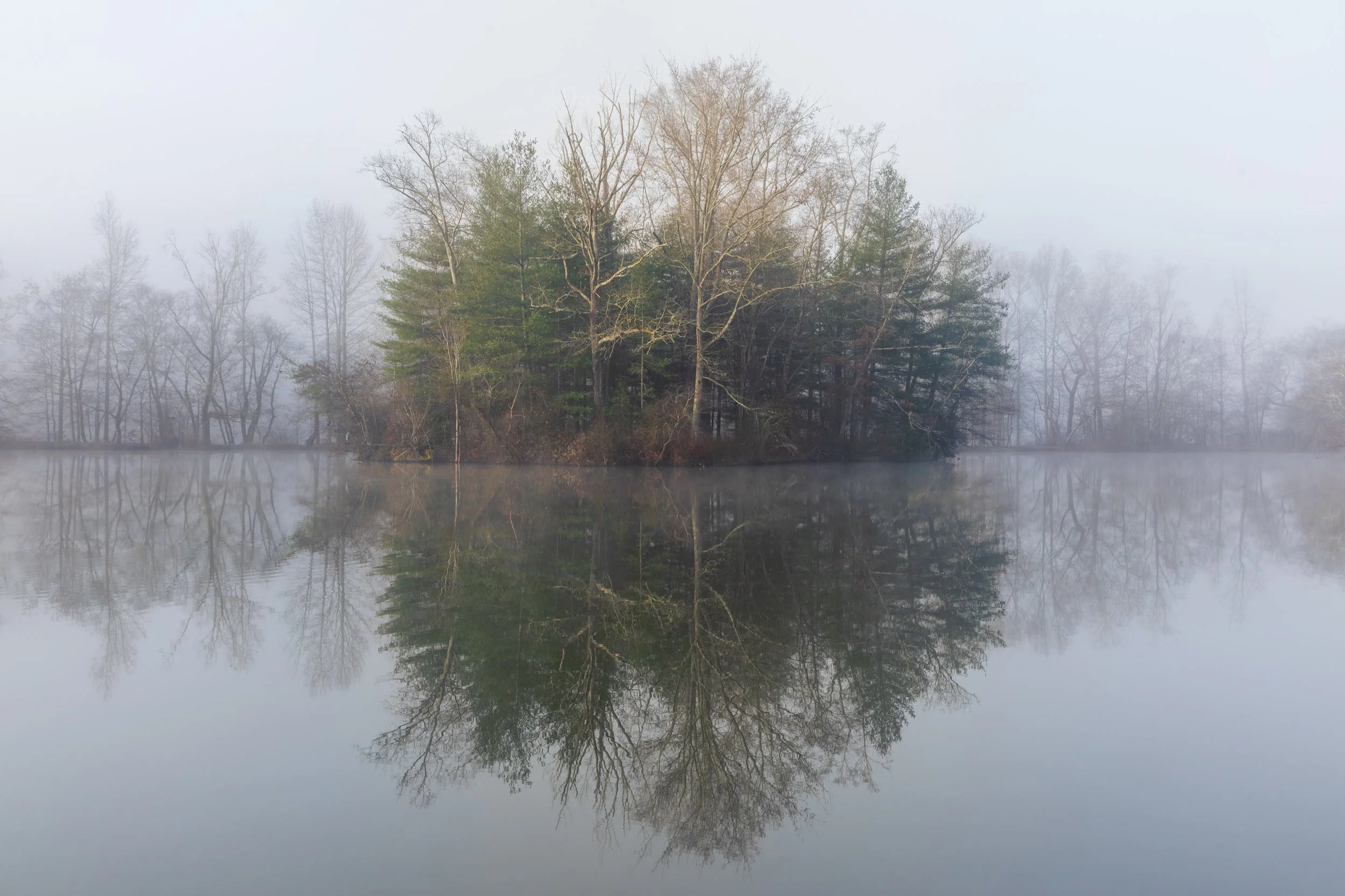Misty Sunrise at the Lagoon
