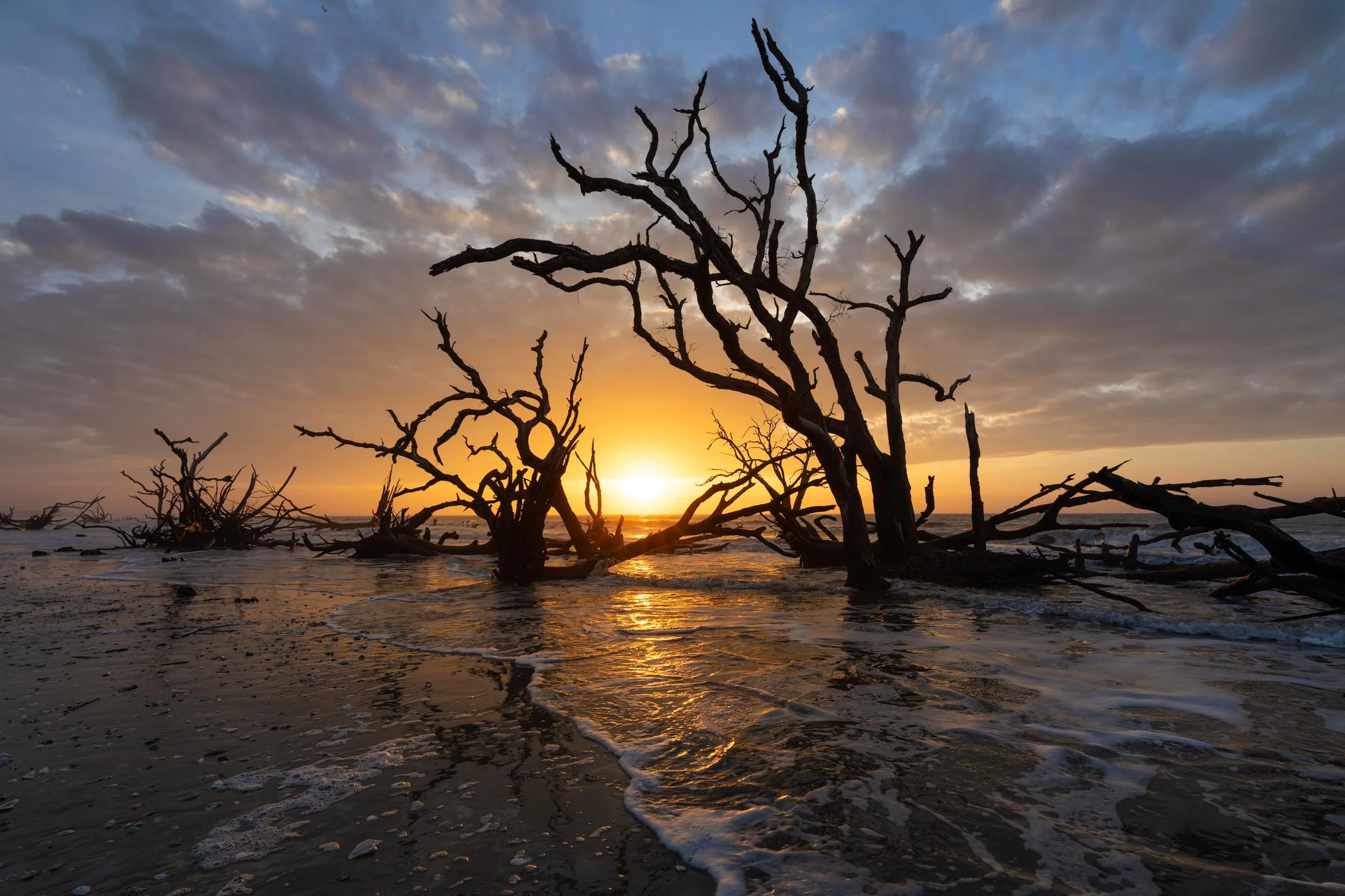 Edisto Island Sunrise, at Boneyard Beach S.C.