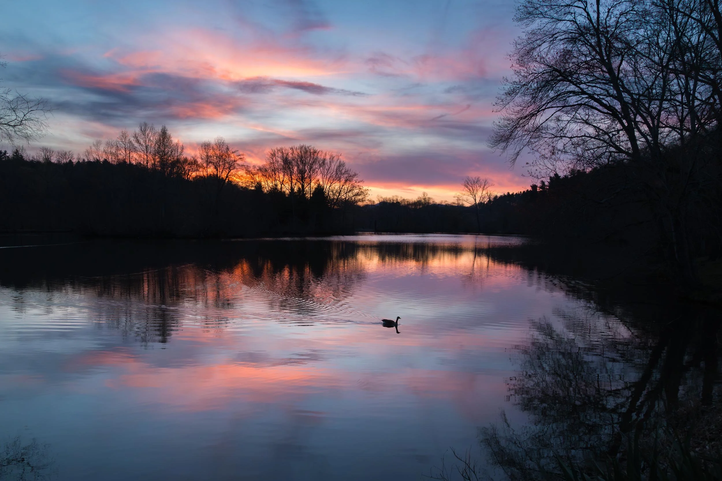Lagoon Twilight Sunset