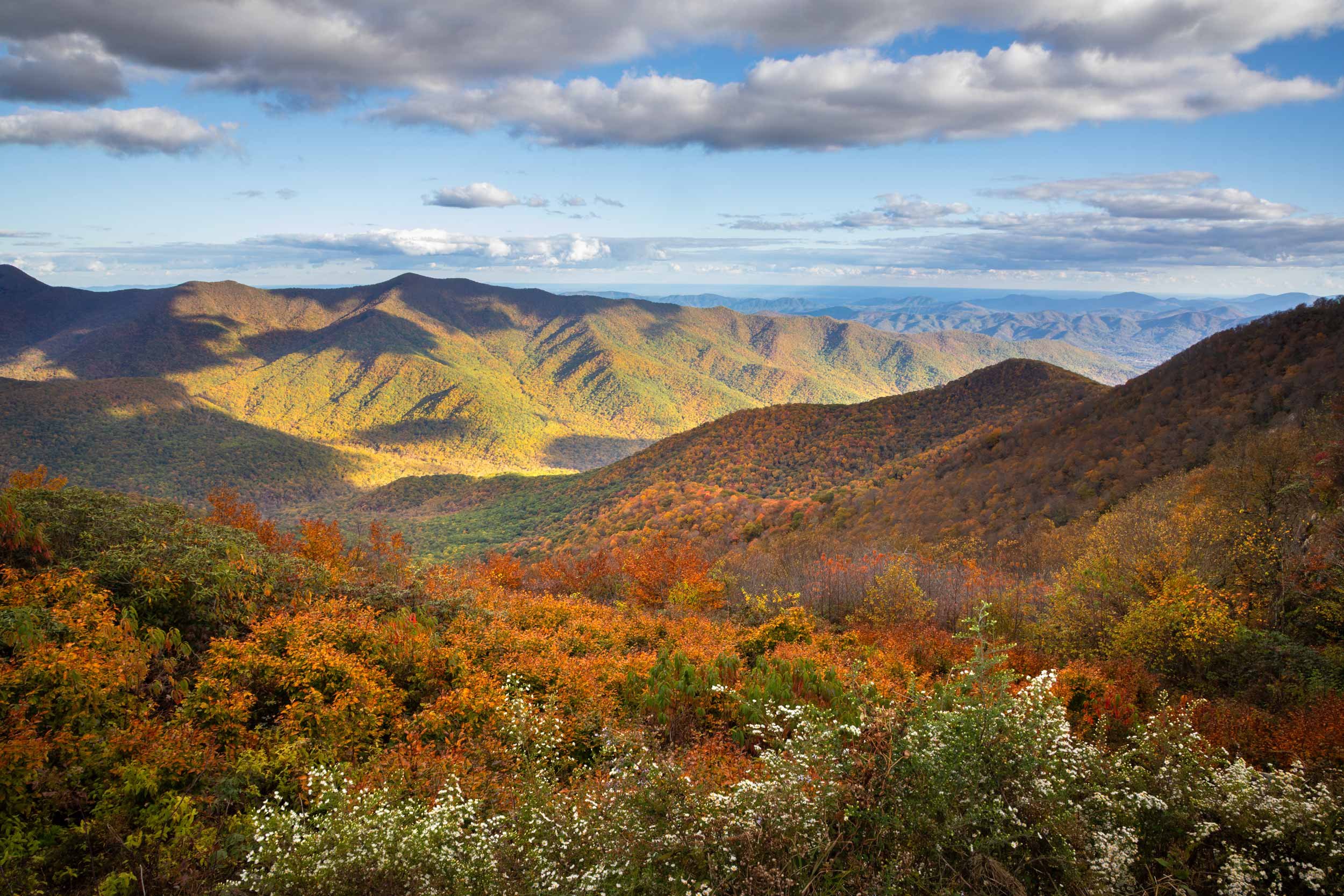 Fall at Graybeard Mt. Overlook N.C.