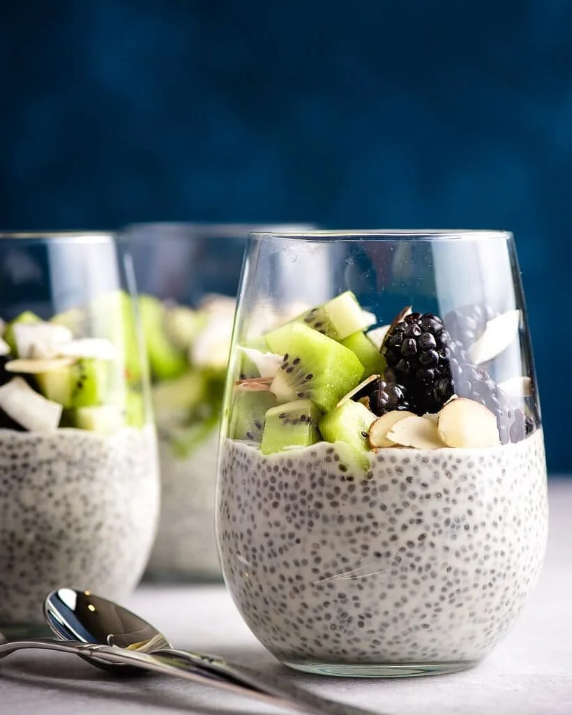 Overnight Chia Pots!!!

One of my favourite morning meals which is easy and quick especially for a takeaway breakfast! 

Chia seeds contain large amounts of fiber and omega-3 fatty acids, plenty of high-quality protein, and several essential minerals