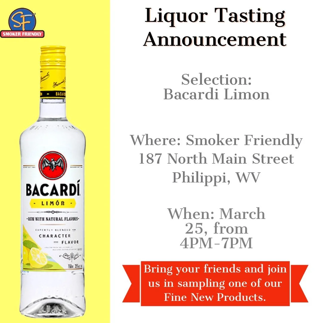 Liquor Tasting in Philippi Bacardi Limon — Smoker Friendly