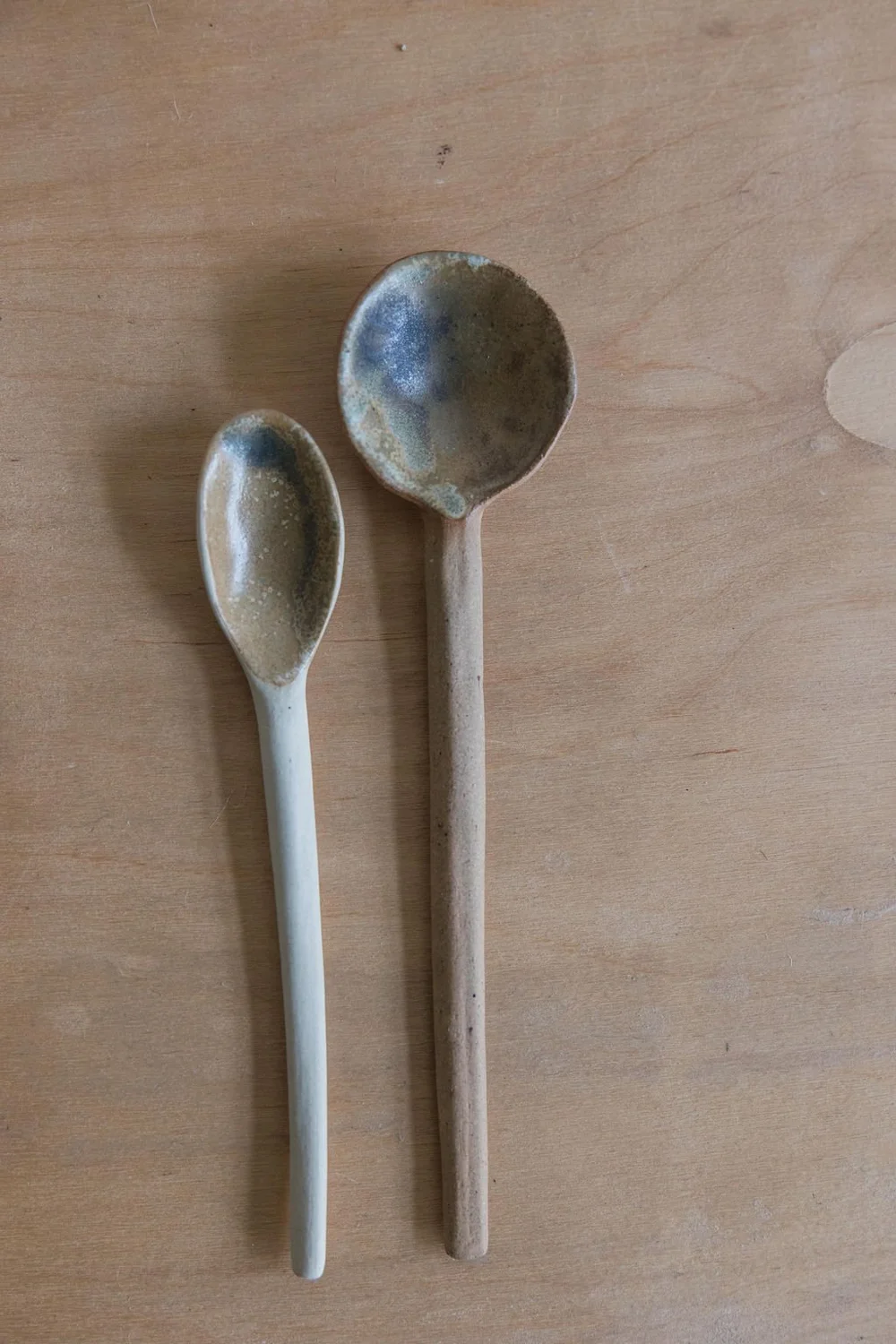 Keramik Löffel von Hand gefertigt individuelles Design Form — My Finds