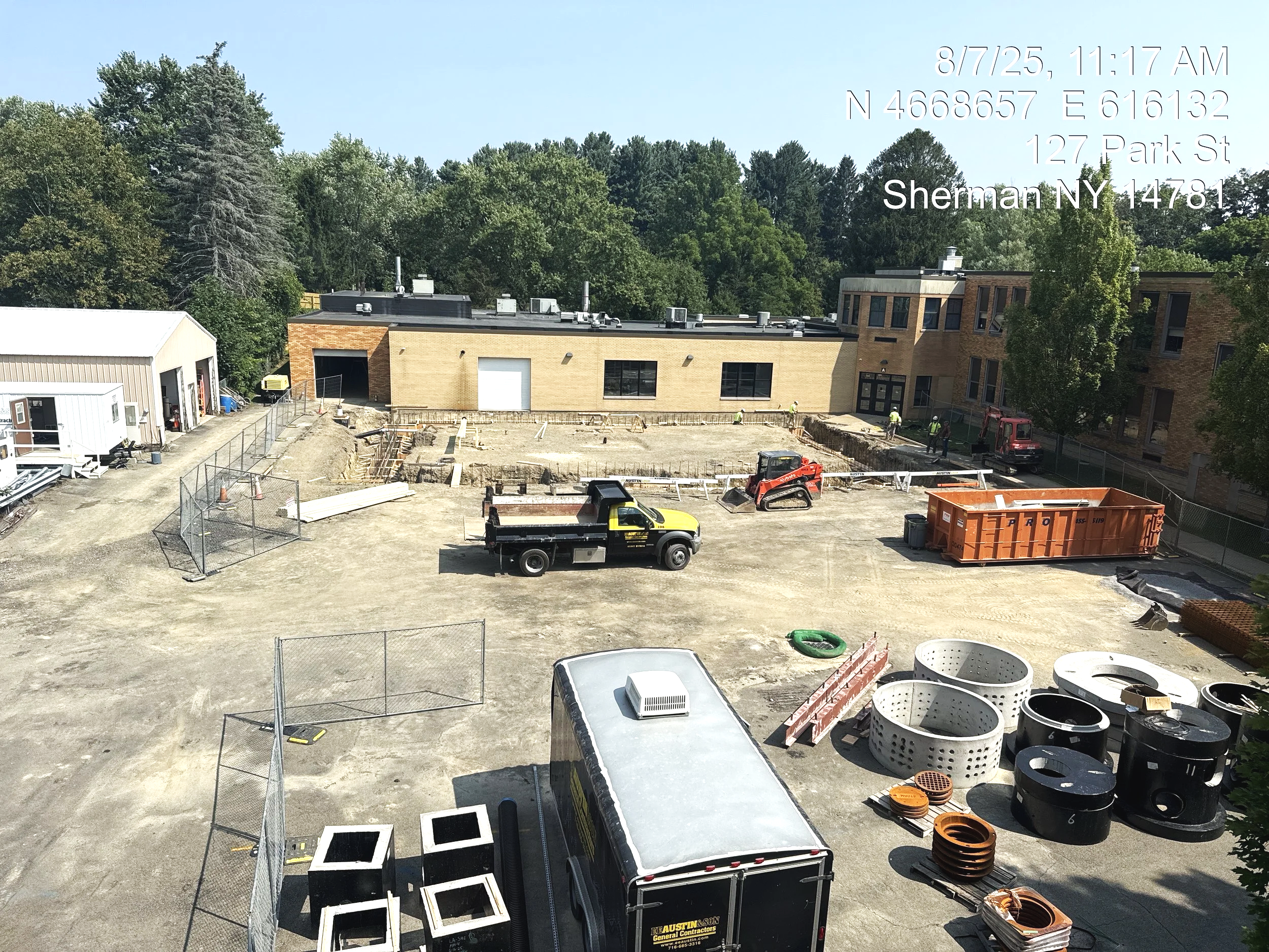 Sherman, NY - School Project - E&B Squared - Construction Representation, RPR, Clerk of the Works