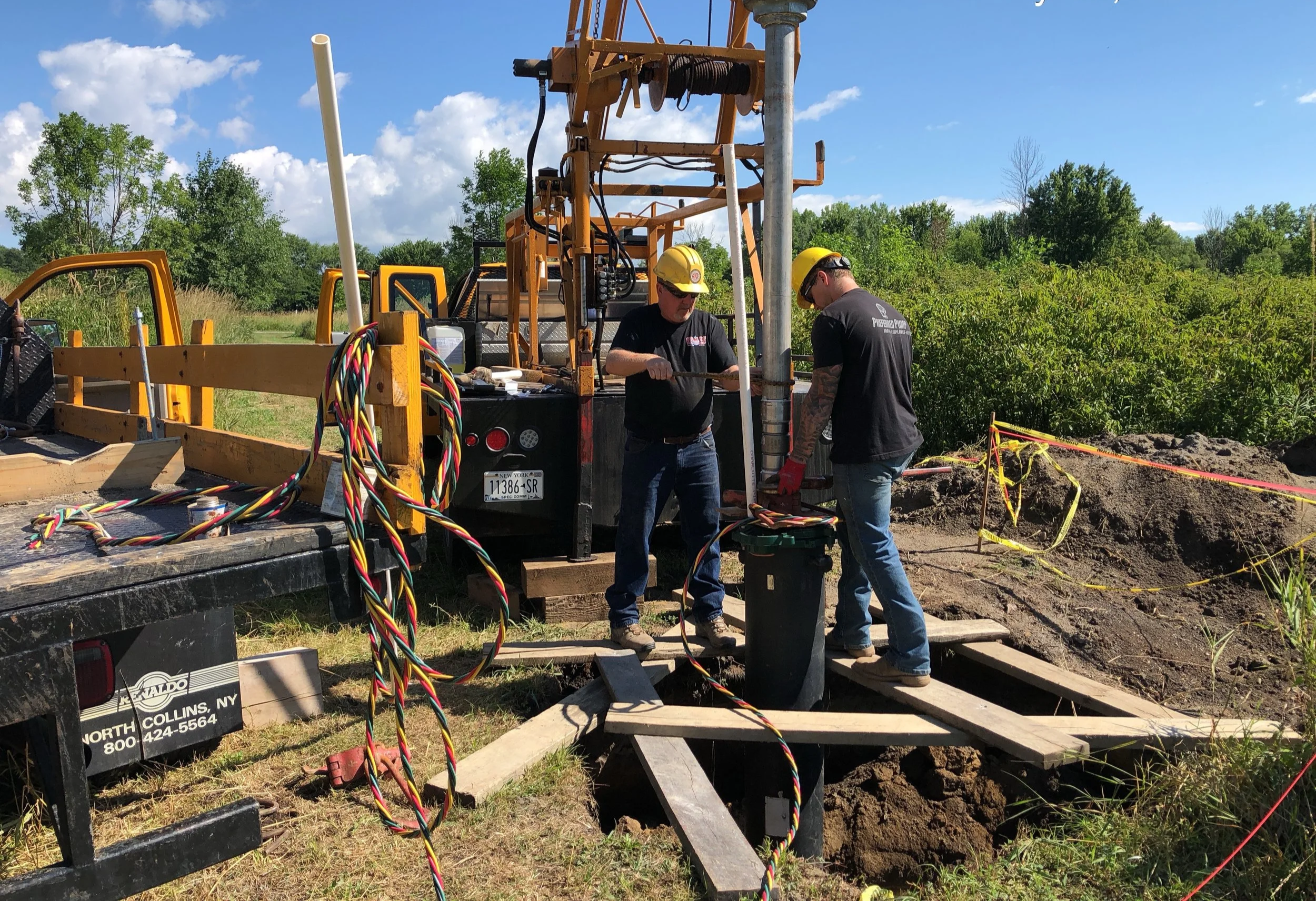 Little Valley, NY Water Project - E&B Squared - Project Representation, RPR, Construction Observation Services