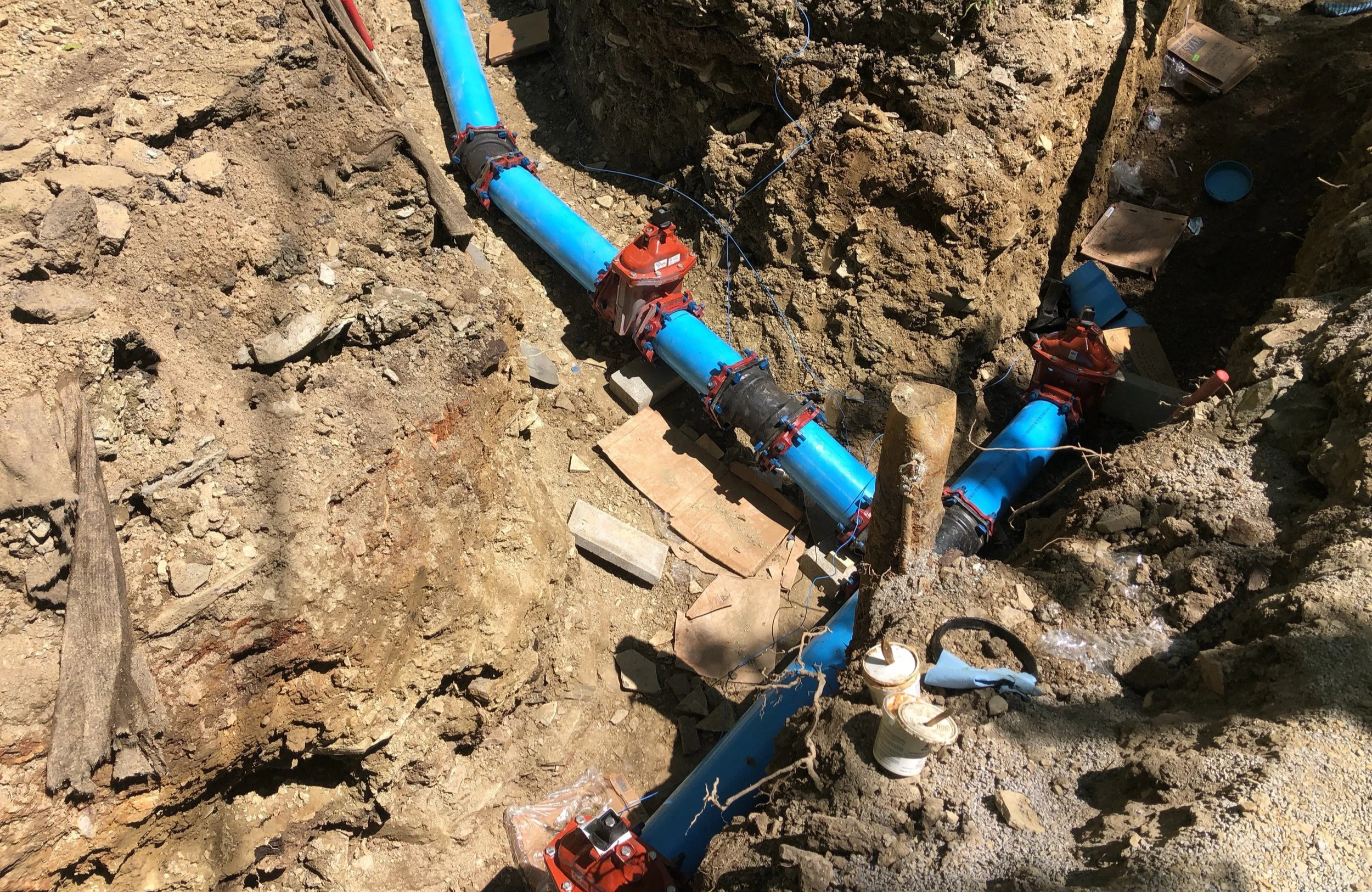 Springville, NY Water Project - E&B Squared - Project Representation, RPR, Construction Observation Services