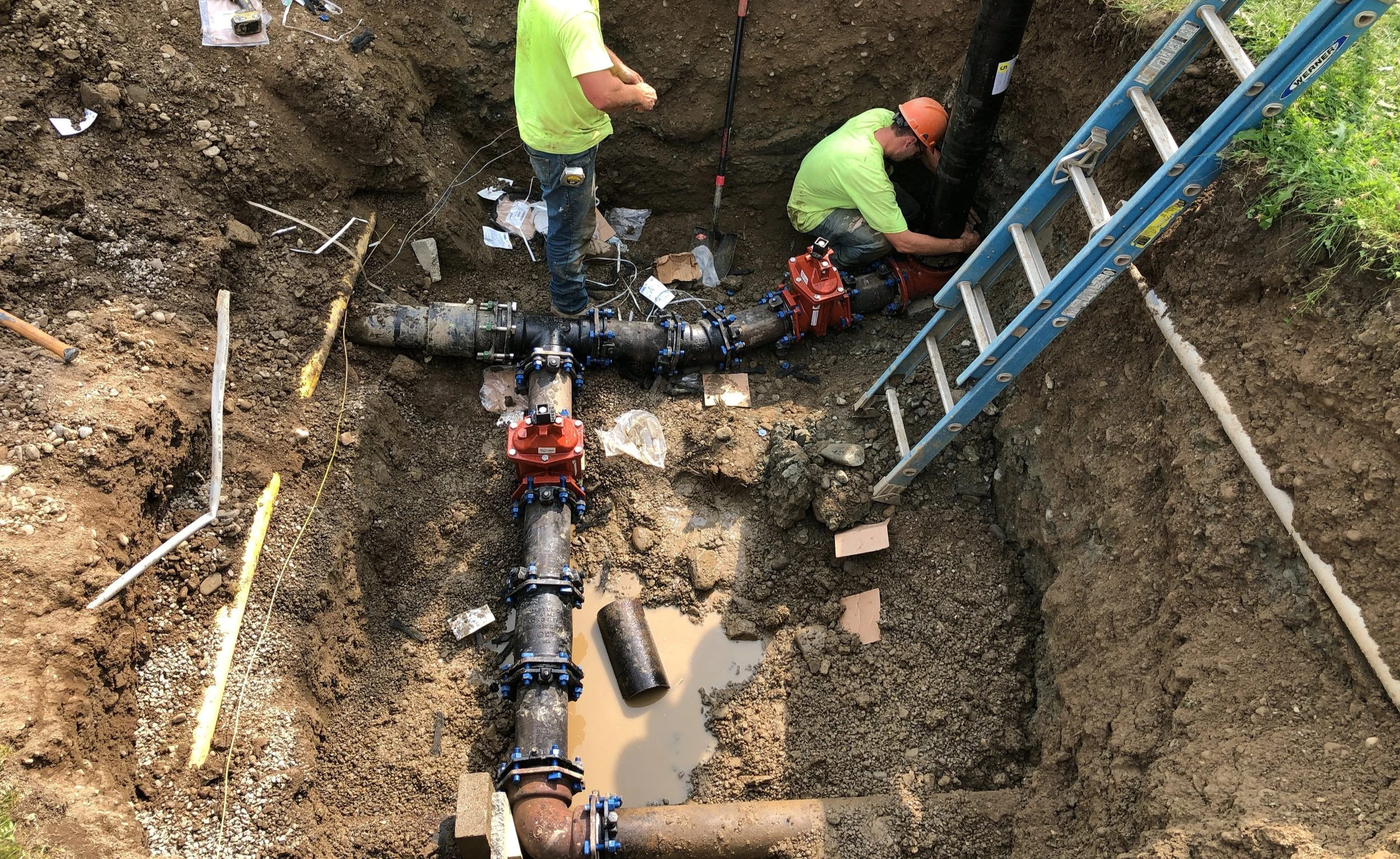 Andover, NY Water Project - E&B Squared - Project Representation, RPR, Construction Observation Services