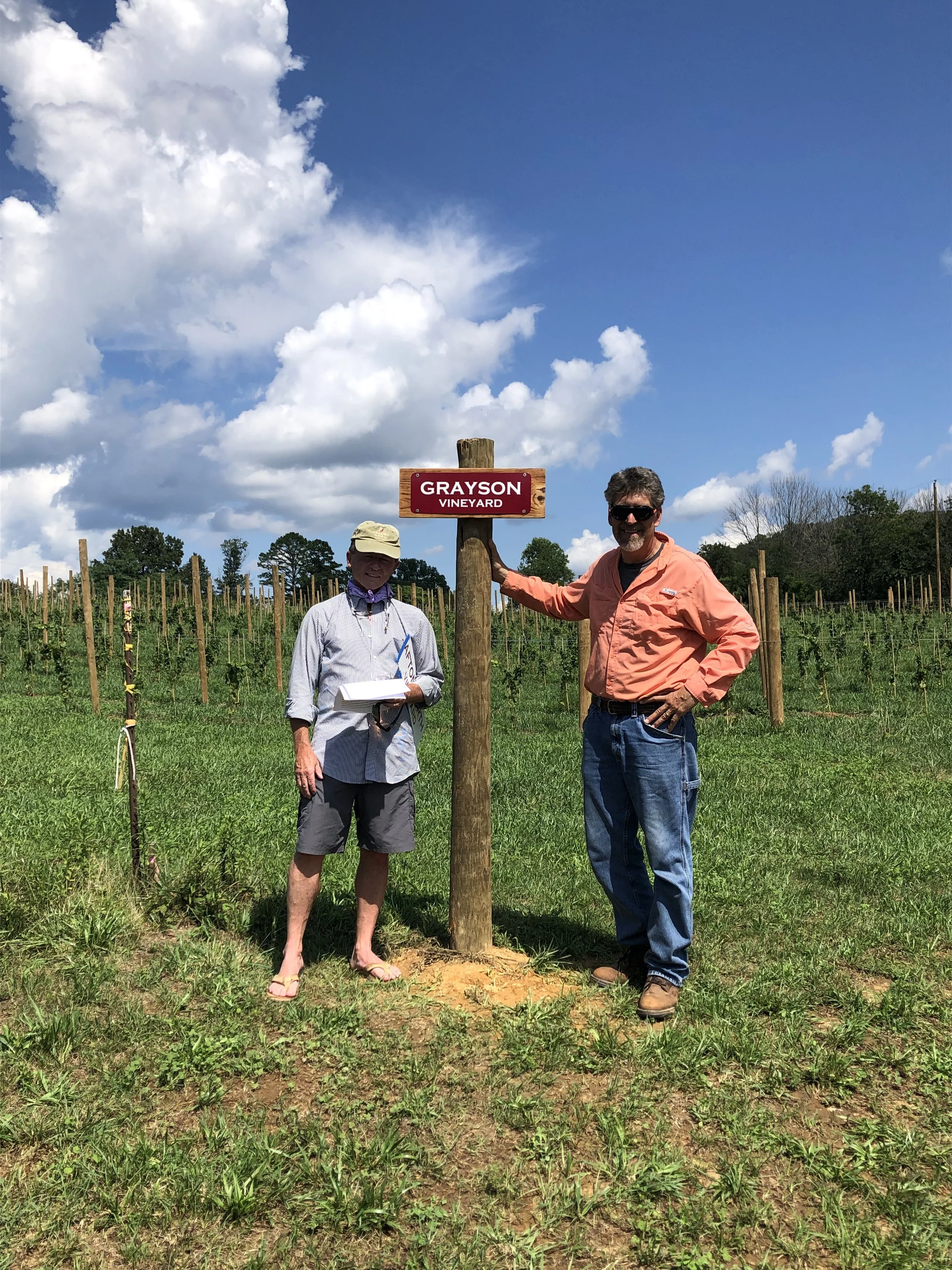 3b. Stan Joynes & Grayson Poats at Grayson Vineyard Dedication 082121.jpg