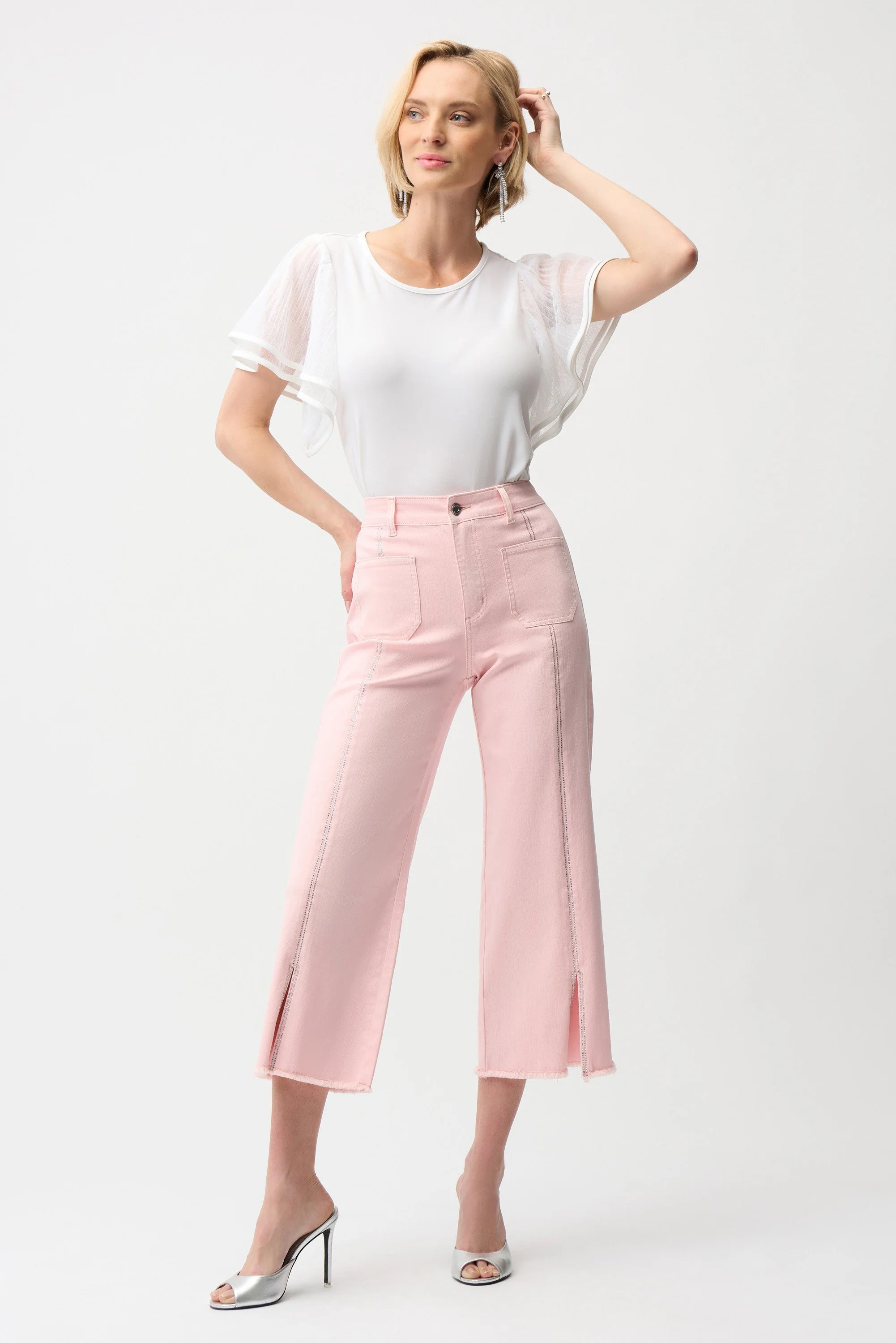 Joseph Ribkoff Pink Jeans.jpg