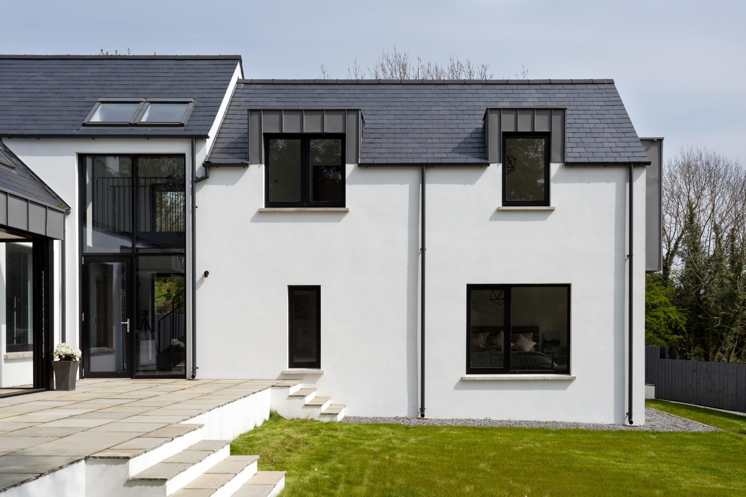 Modern house with zinc details by McNulty Smyth Associates
